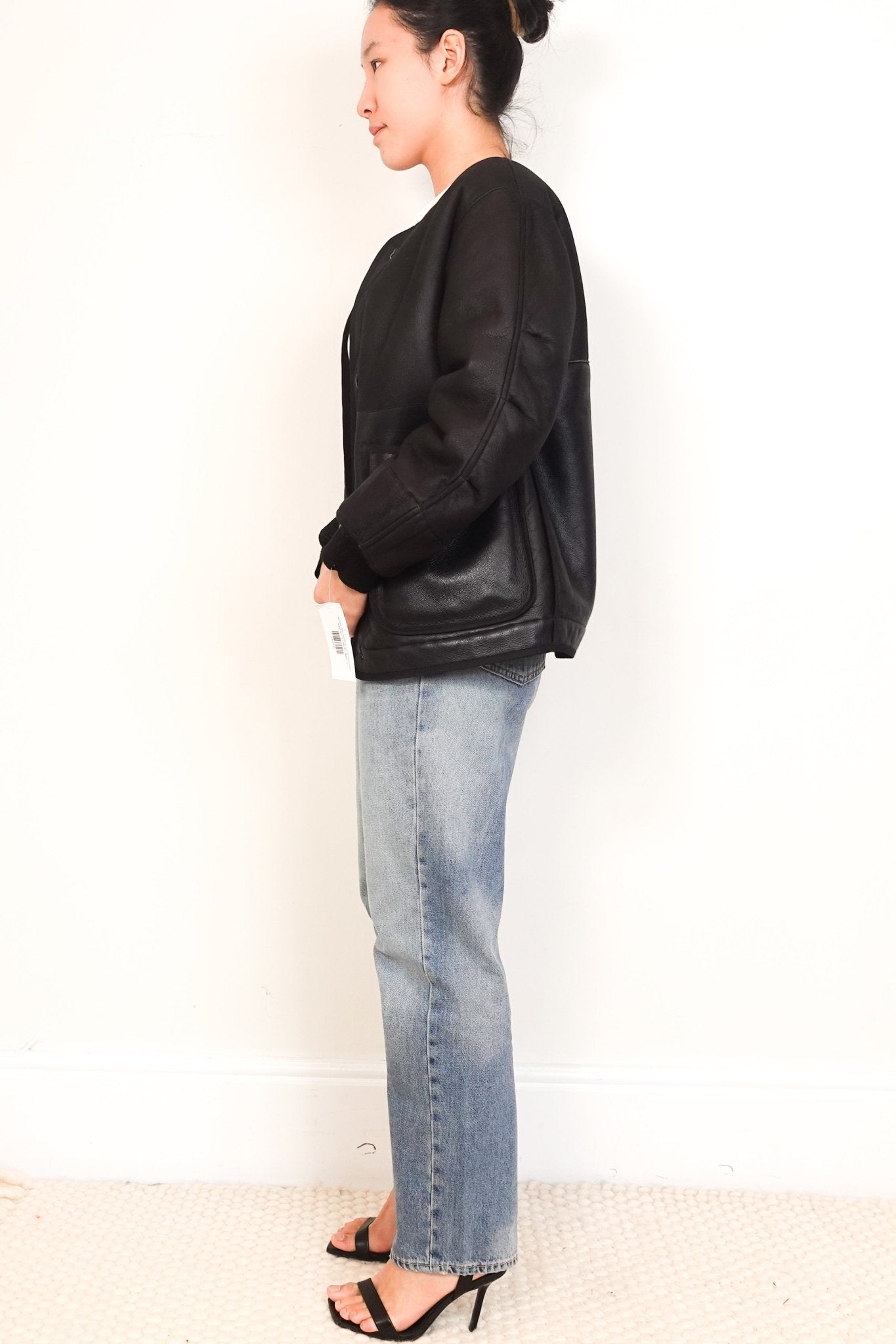 Marfa Stance Lambskin Reversible Coat | RRP £2.8k | Authentic Preloved - Reloved Again