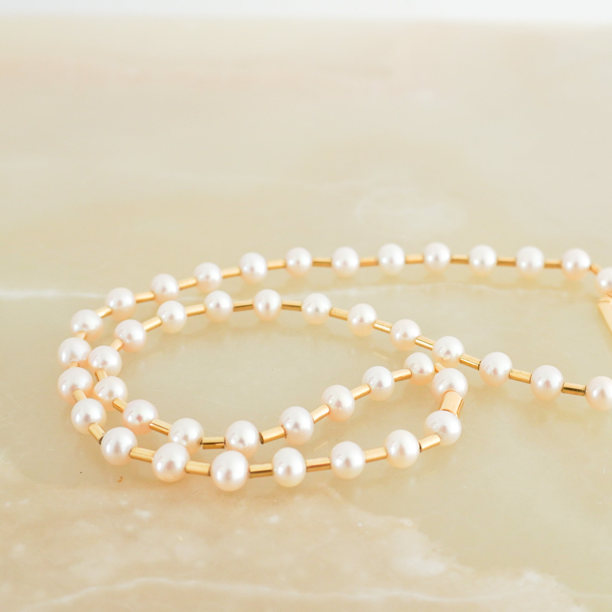 EERA Vita Gold and Pearl Choker (RRP £1349) | Authentic Preloved FINAL SALE