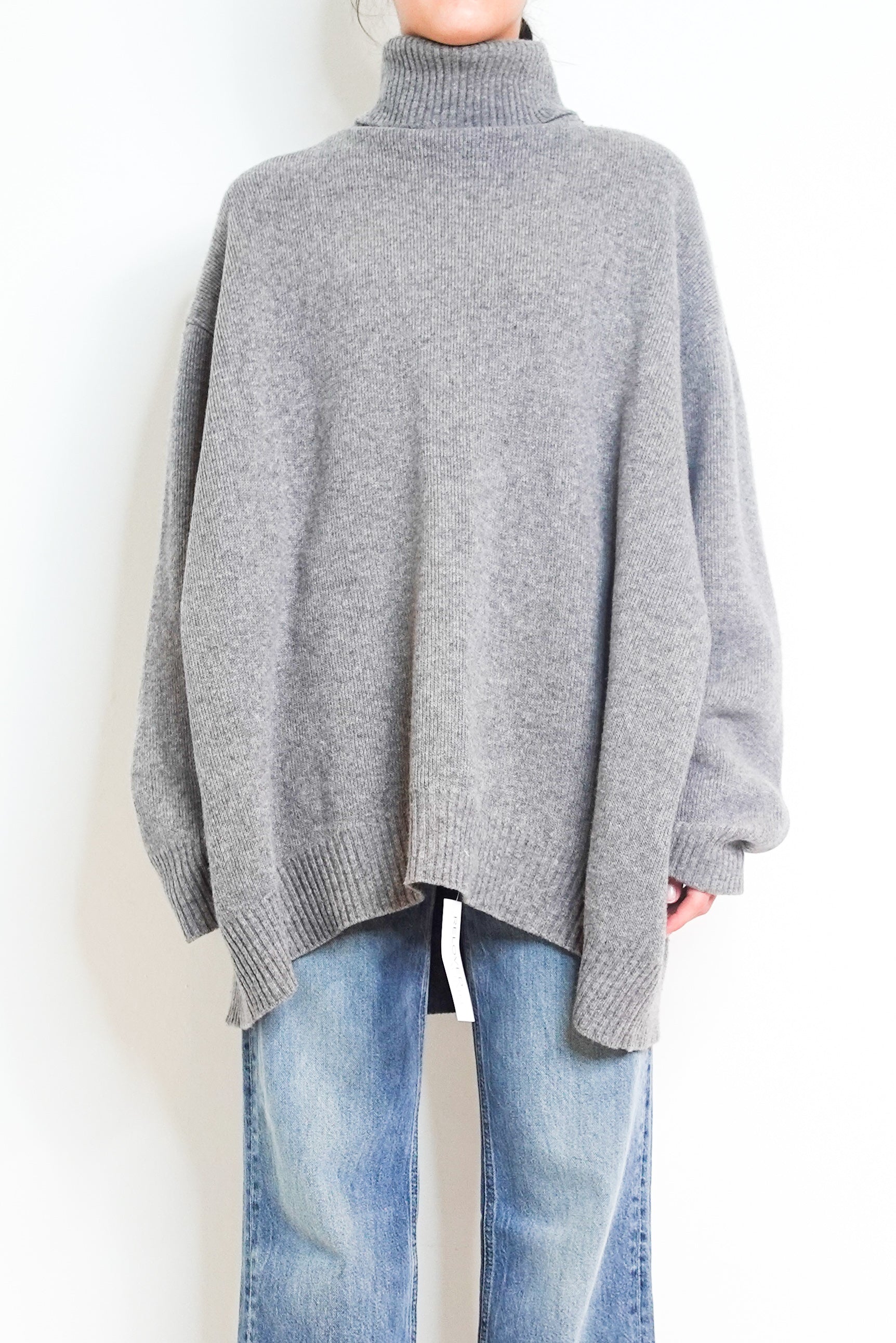 Long Line Grey Jumper RRP £300