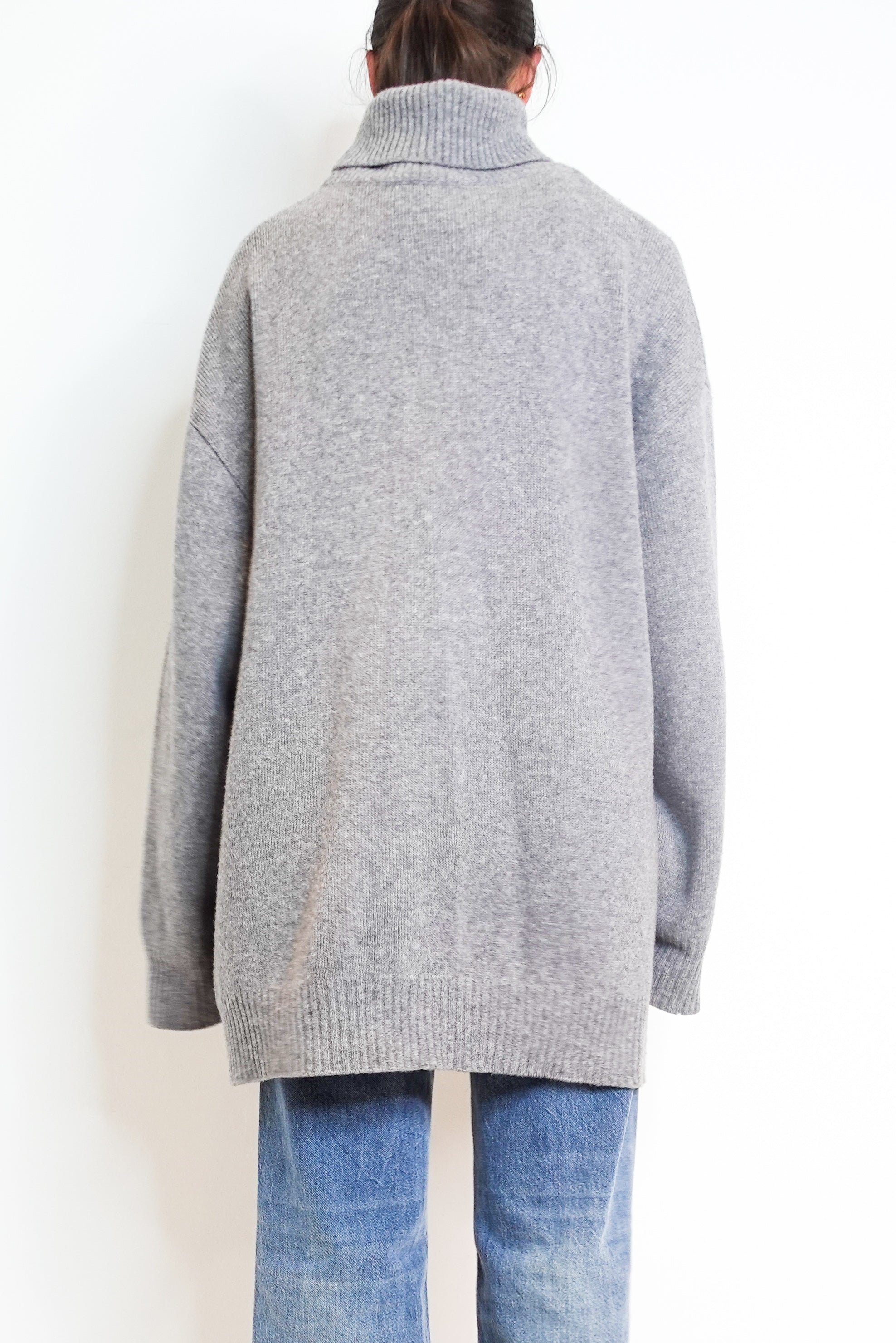 Long Line Grey Jumper RRP £300