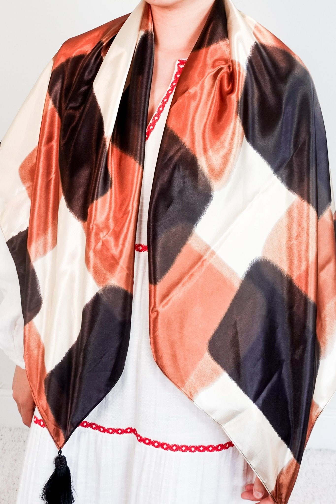 Rat and Boa Printed scarf RRP £150 - Reloved Again