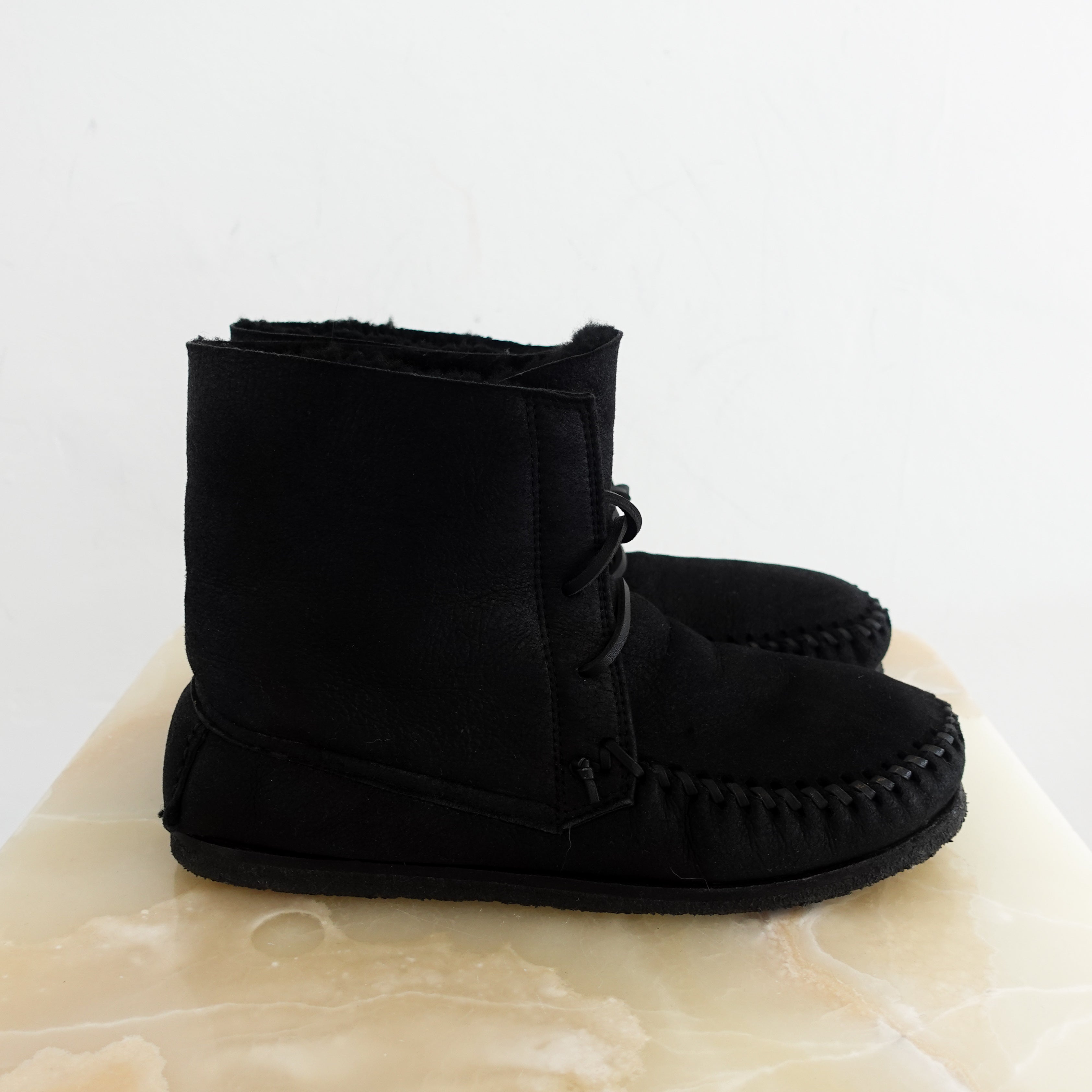 Isabel Marant Étoile Black Arapaho Shearling Boots RRP £650 | Authentic Preloved