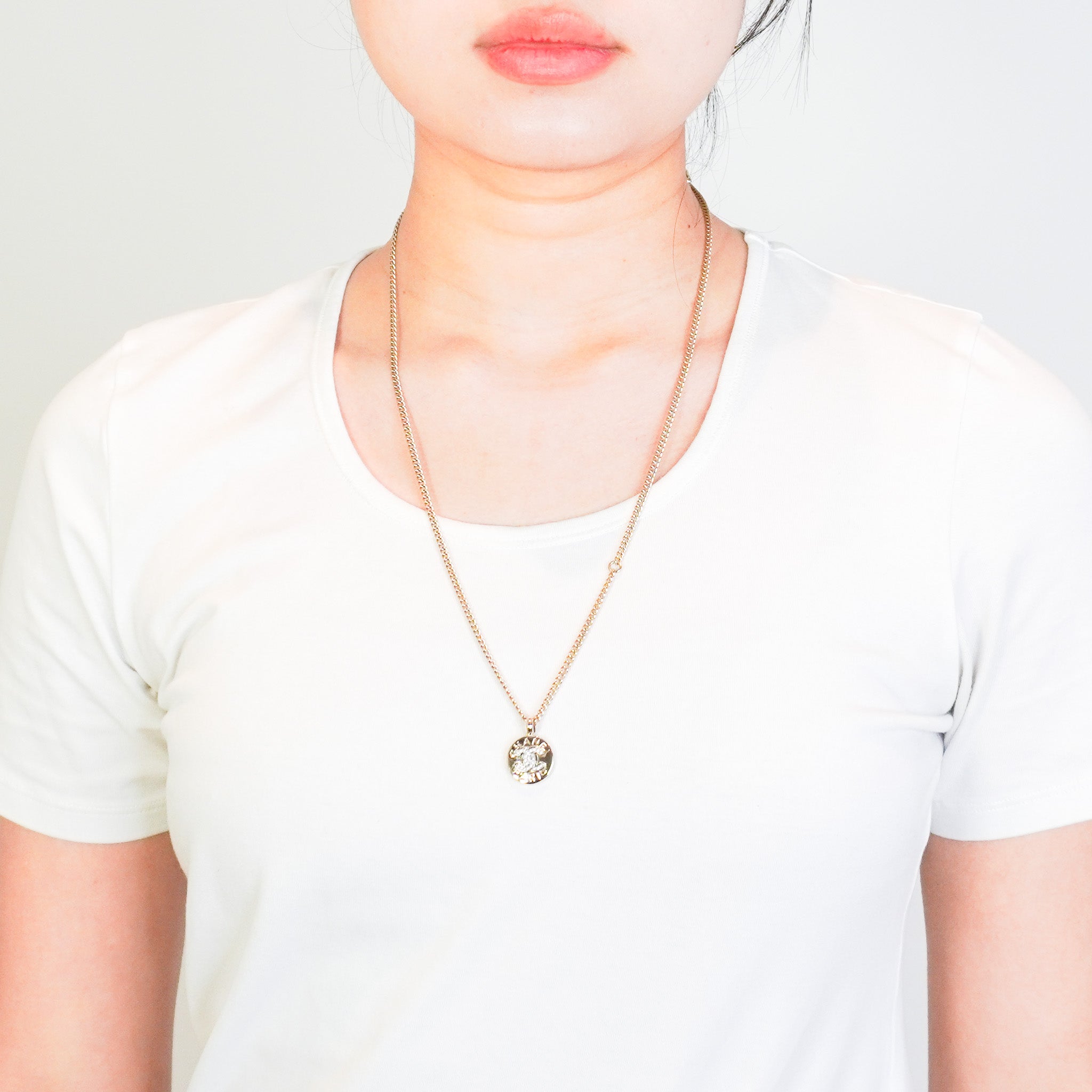 Chanel CC Pendant Necklace RRP £750 | Authentic Preloved - Reloved Again