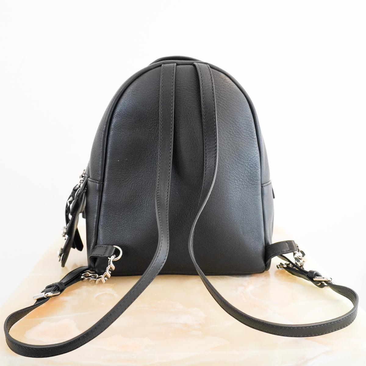 Fendi By The Way Black Leather Backpack (RRP £1650) | Authentic Preloved