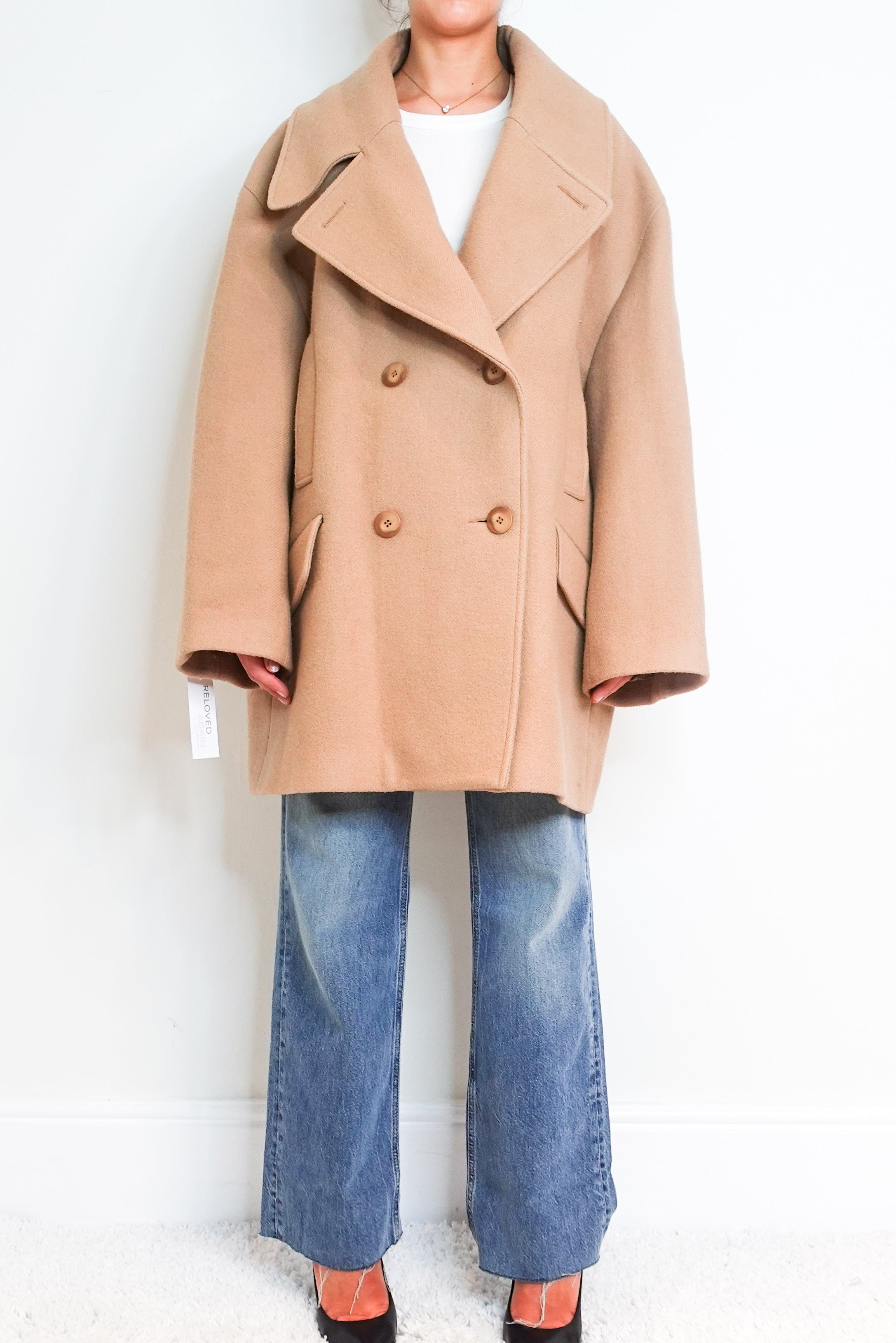 Wool Beige coat RRP £800