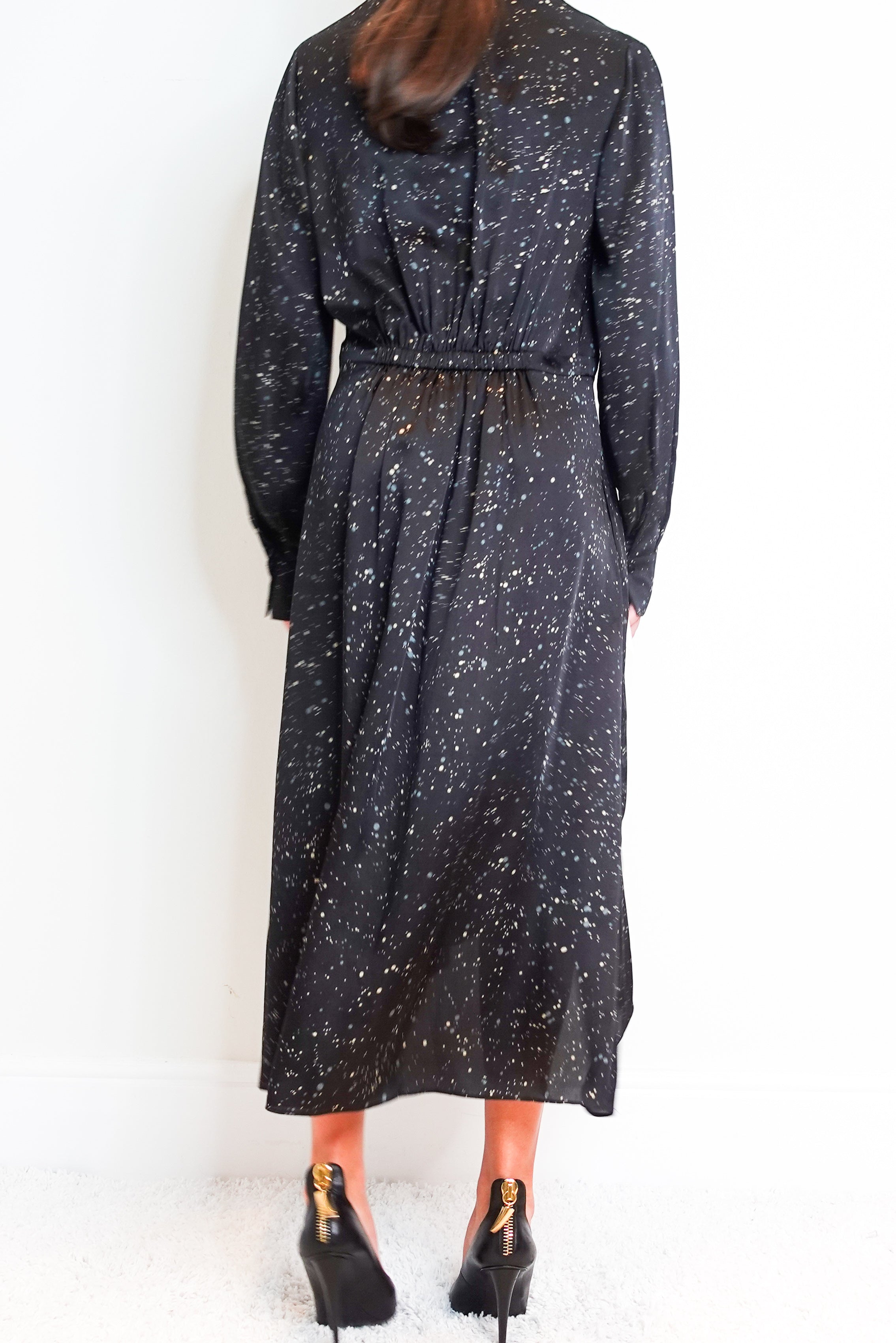 Dotted maxi dress RRP £185