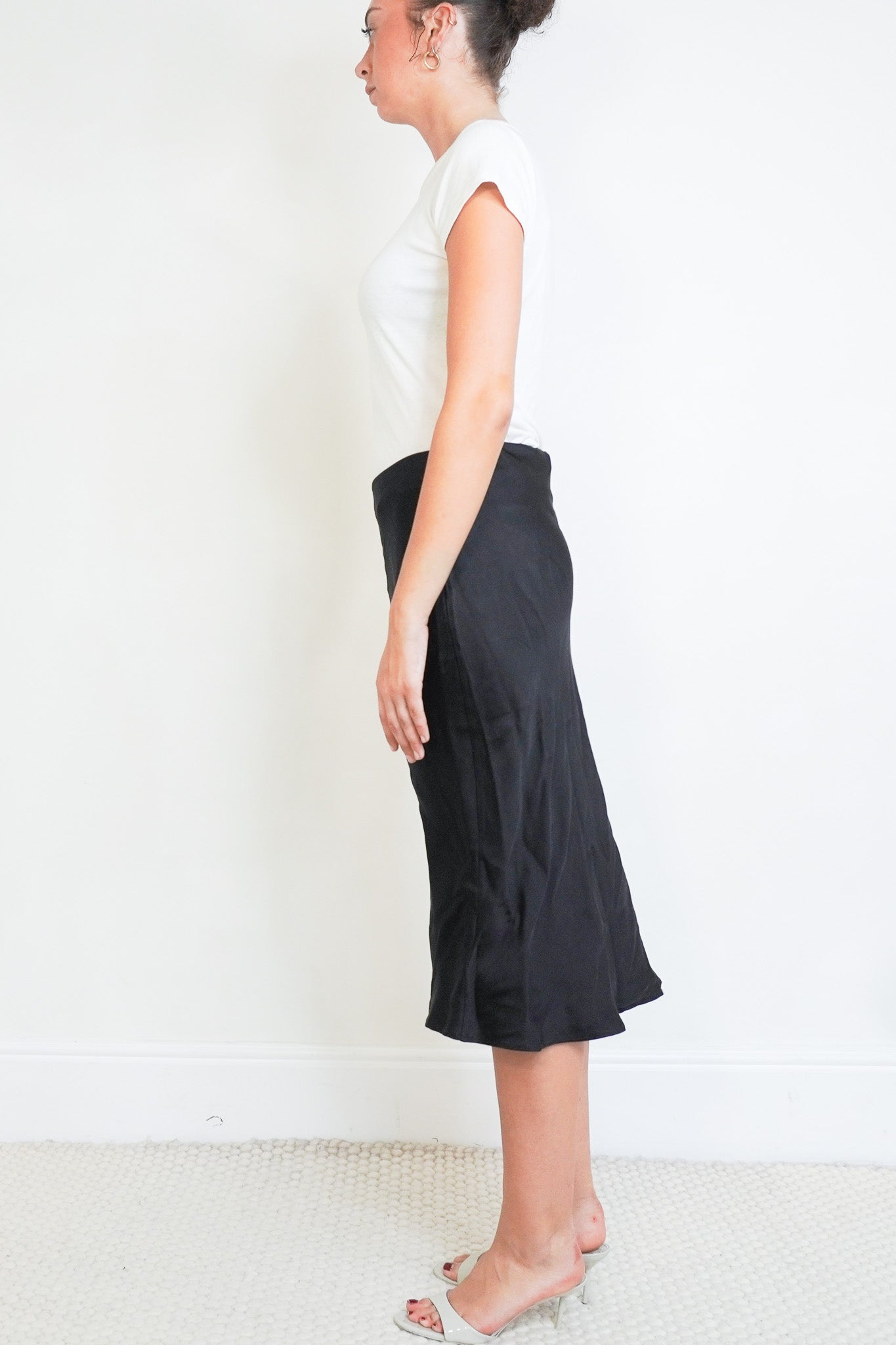 Anine Bing Black Silk Skirt (RRP £310) | Authentic Preloved