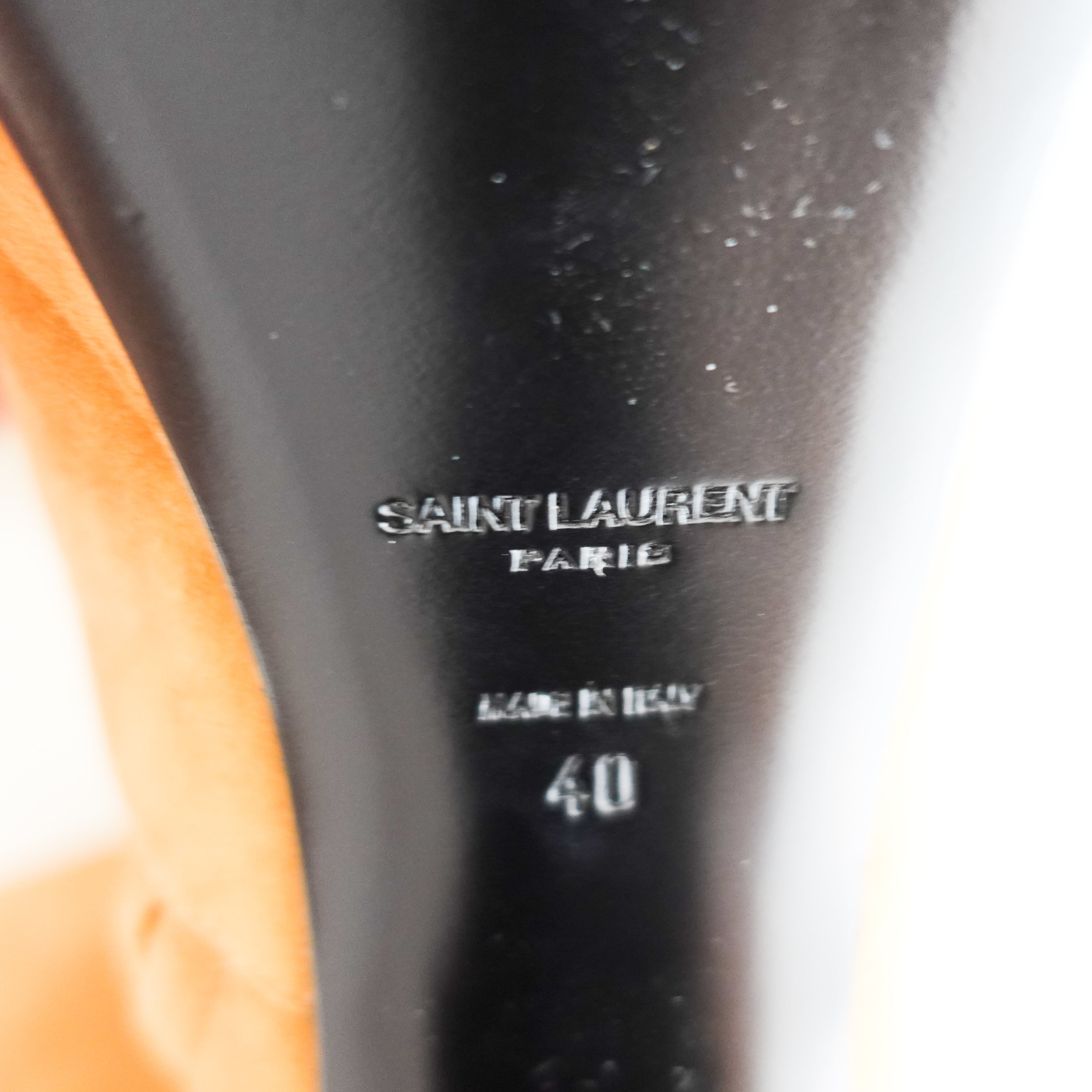 Saint Laurent Camel Brown Suede Billy Boots RRP £800 | Authentic Preloved