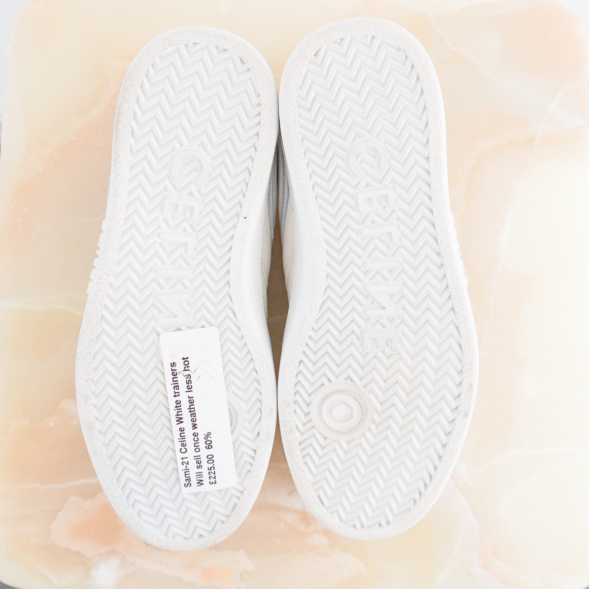 Celine White Trainers RRP £670 | Authentic Preloved - Reloved Again