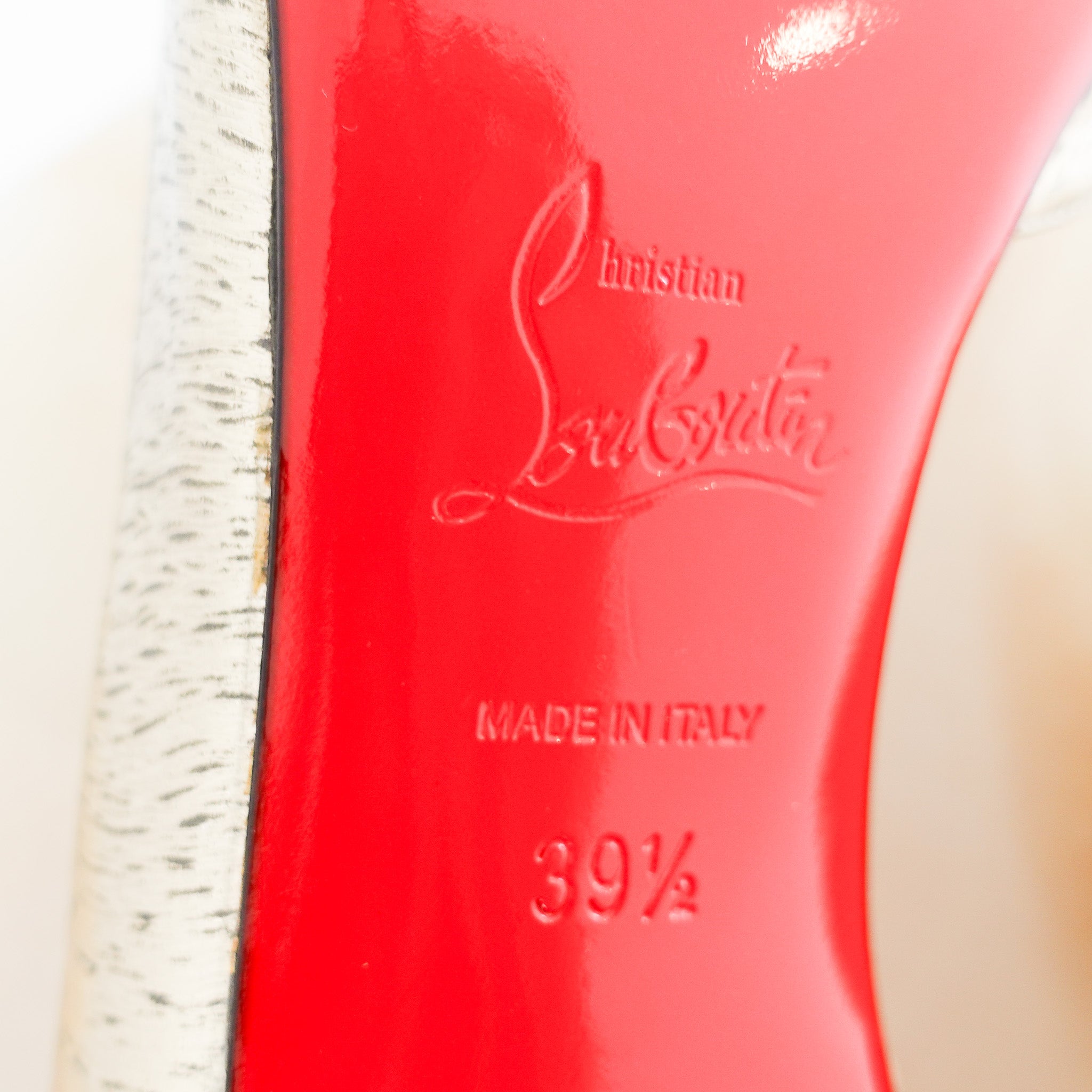 Christian Louboutin Gold Pumps | Authentic Preloved - Reloved Again