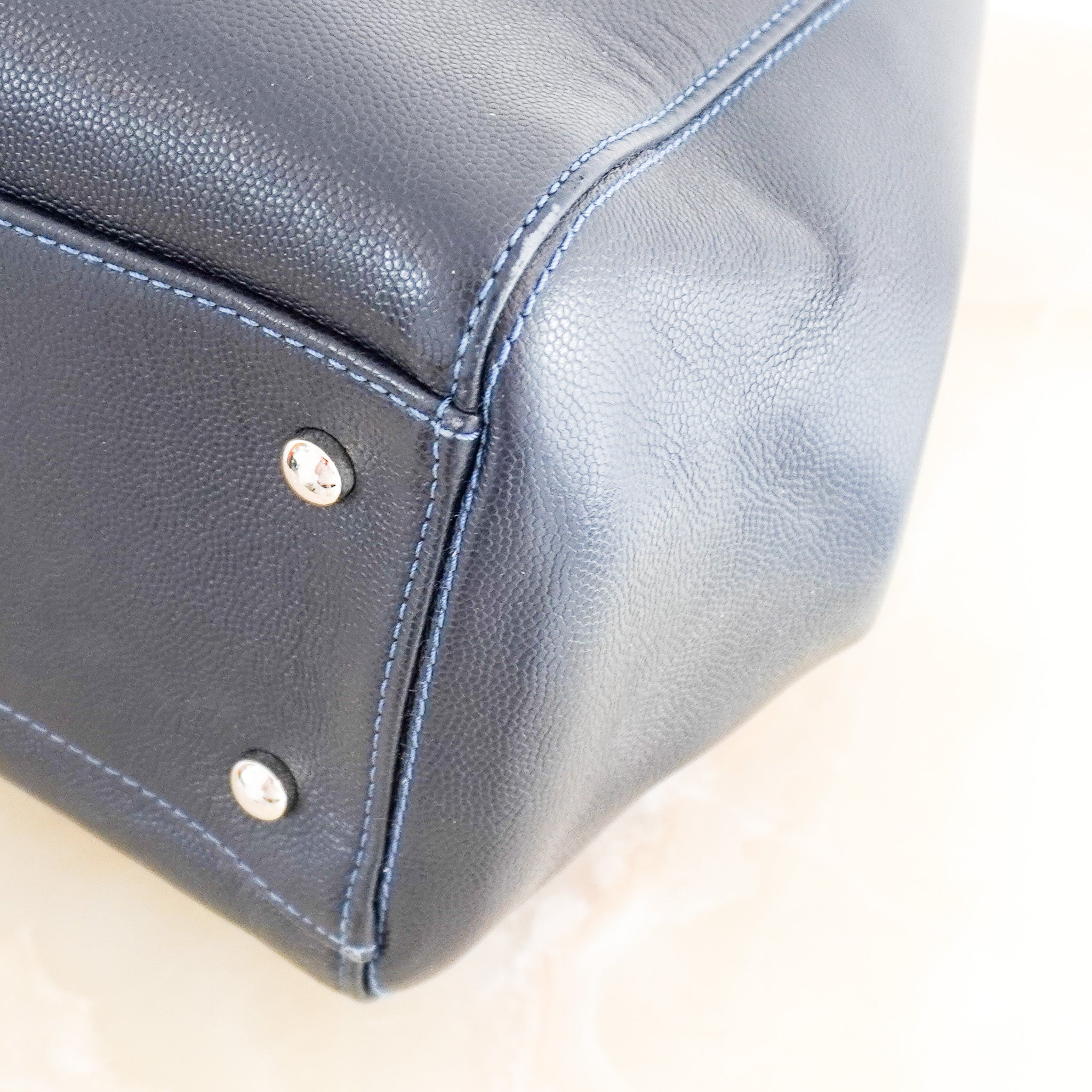 Chanel Medium Executive Cerf Tote Bag in Navy RRP £3,380 | Authentic Preloved