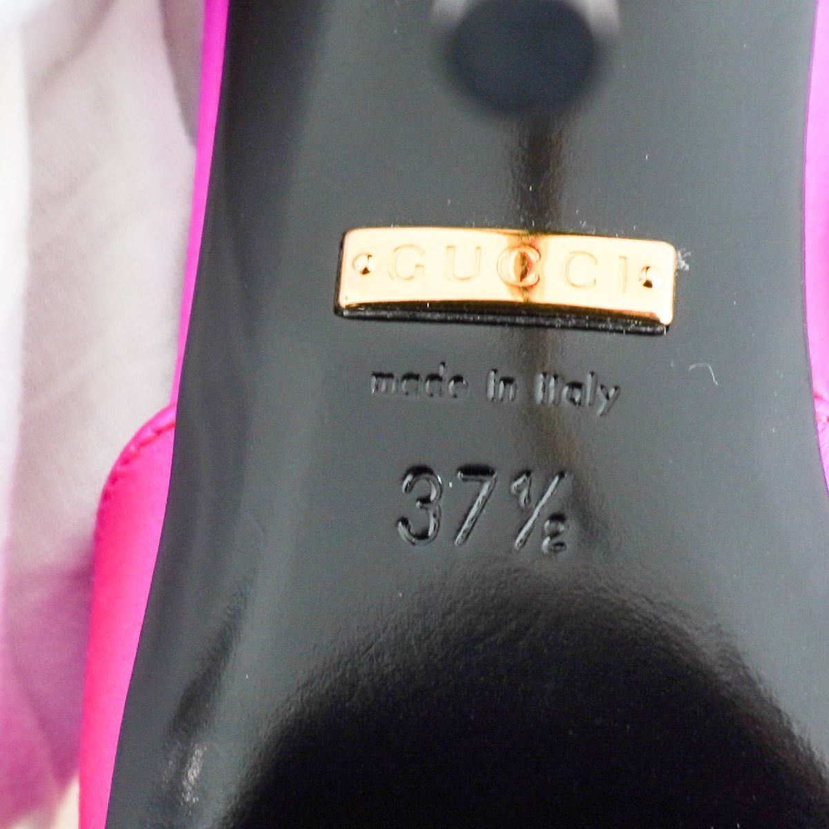Gucci Pink Satin Lace-Up Ankle Strap Pumps (RRP £1500) | Authentic Preloved - Reloved Again