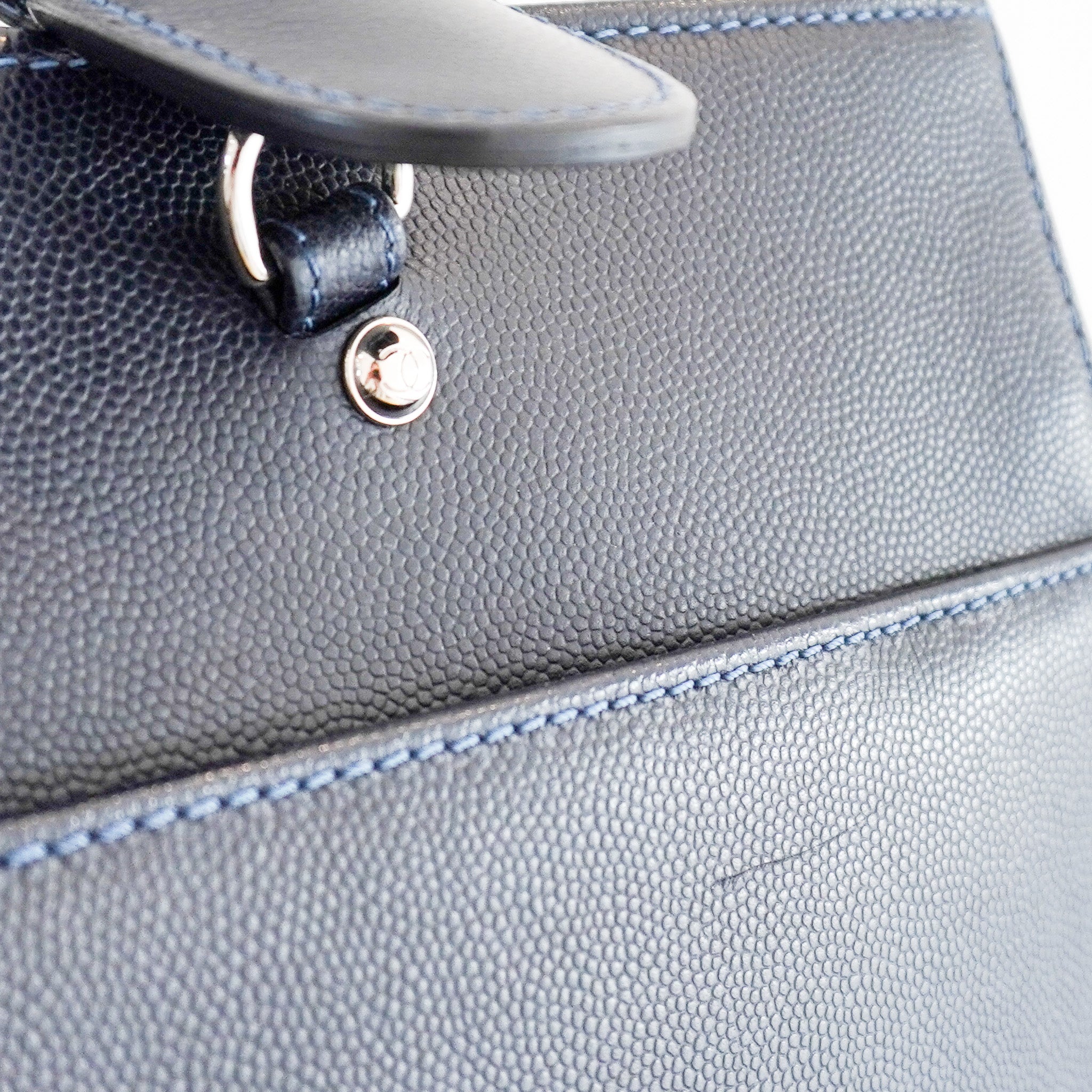 Chanel Medium Executive Cerf Tote Bag in Navy RRP £3,380 | Authentic Preloved