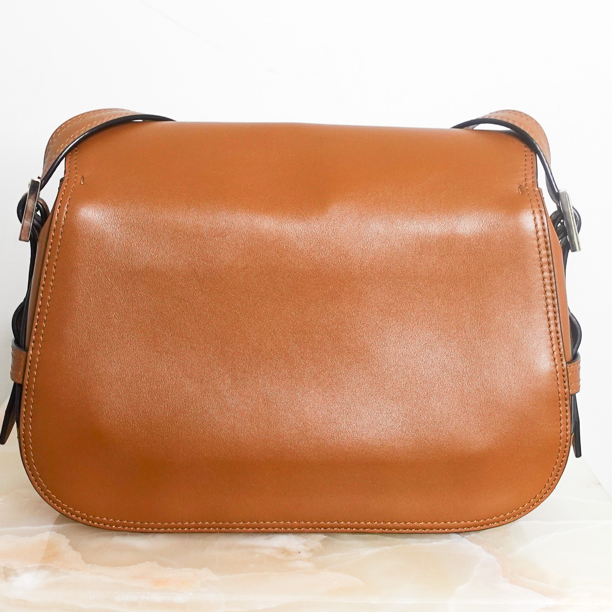 Brown rockstud crossbody RRP £2k