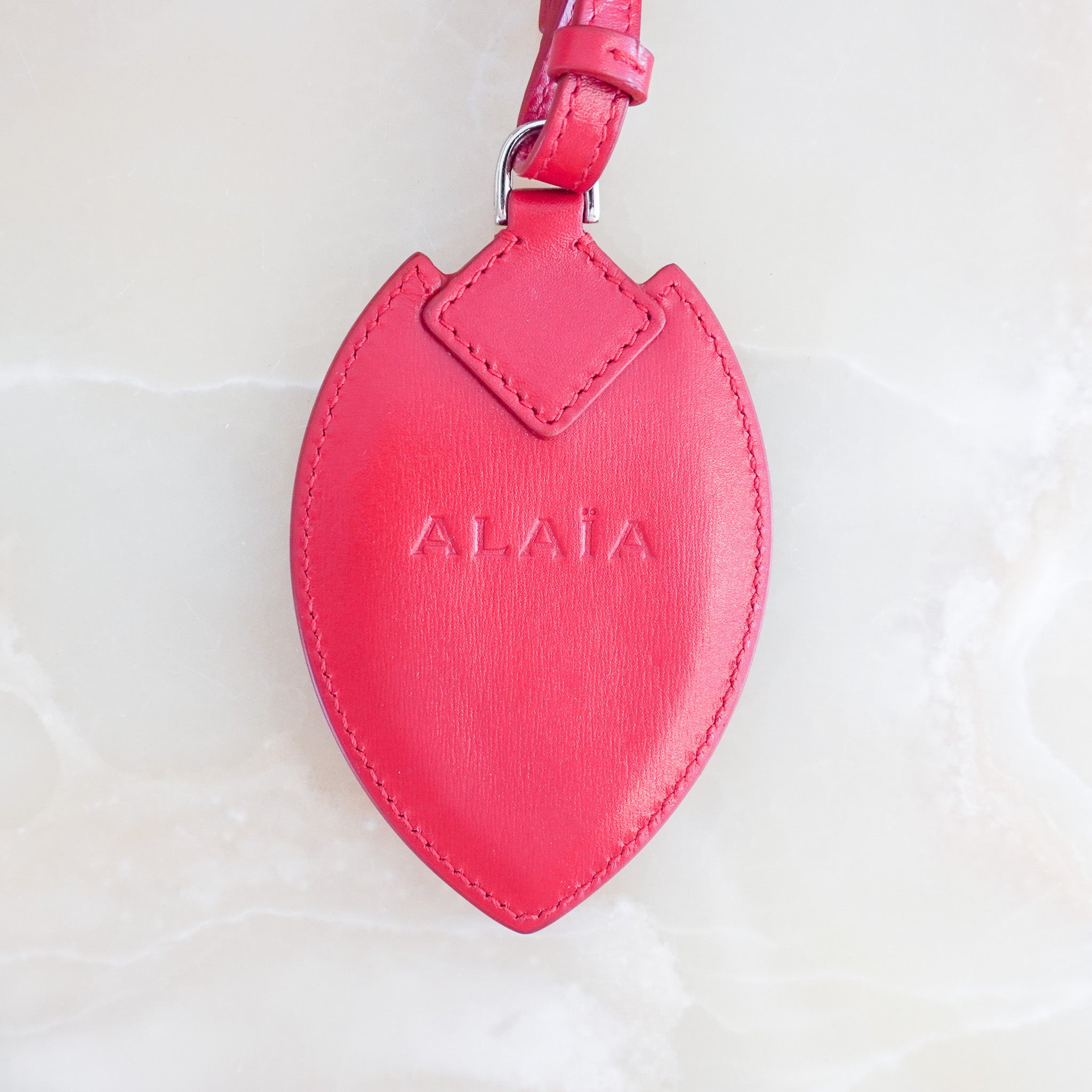Alaïa Mina 16 Micro Bag in Red (RRP £1000) | Authentic Preloved
