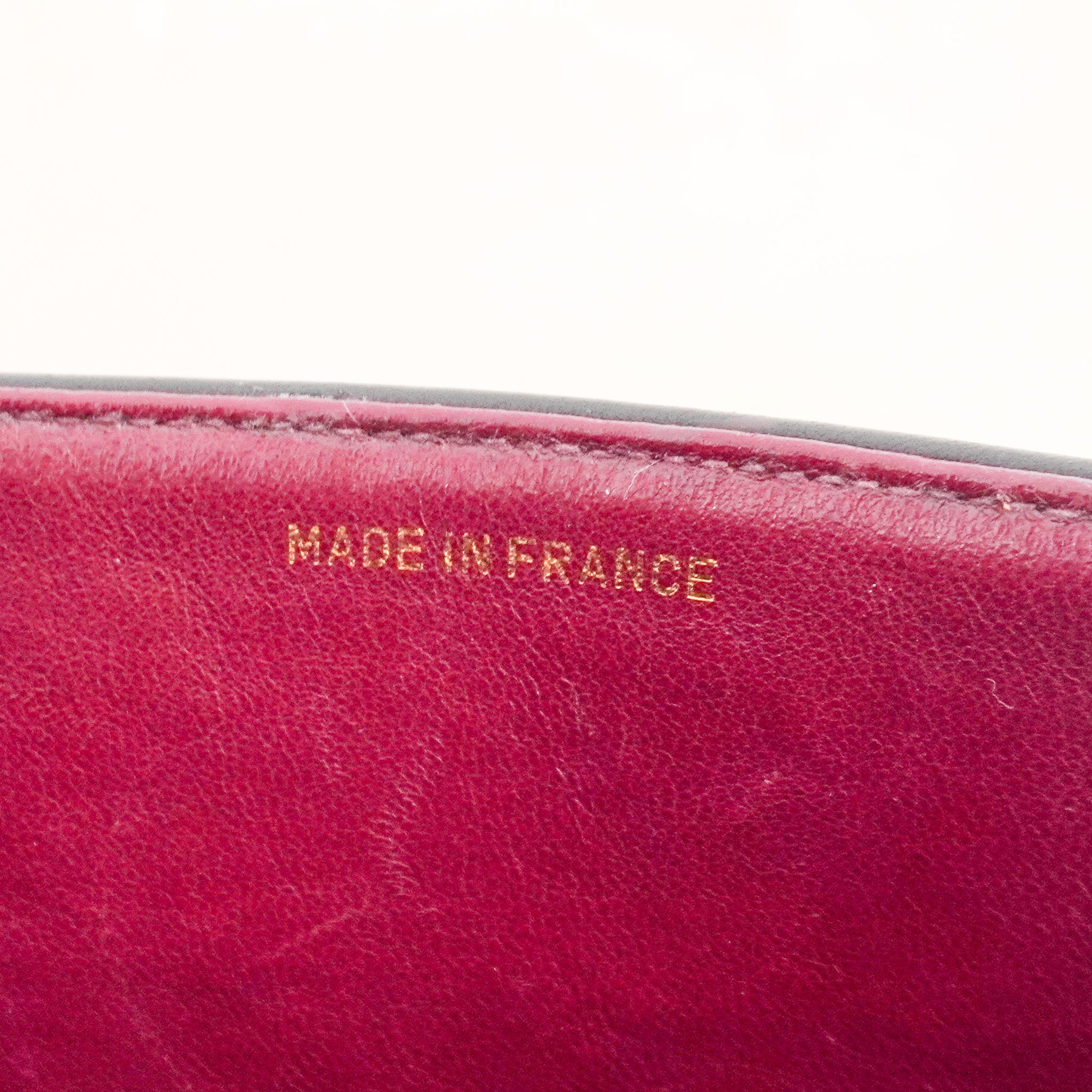 Chanel Vintage Mademoiselle Top Handle Bag in Dark Brown Lambskin Leather | Authentic Preloved