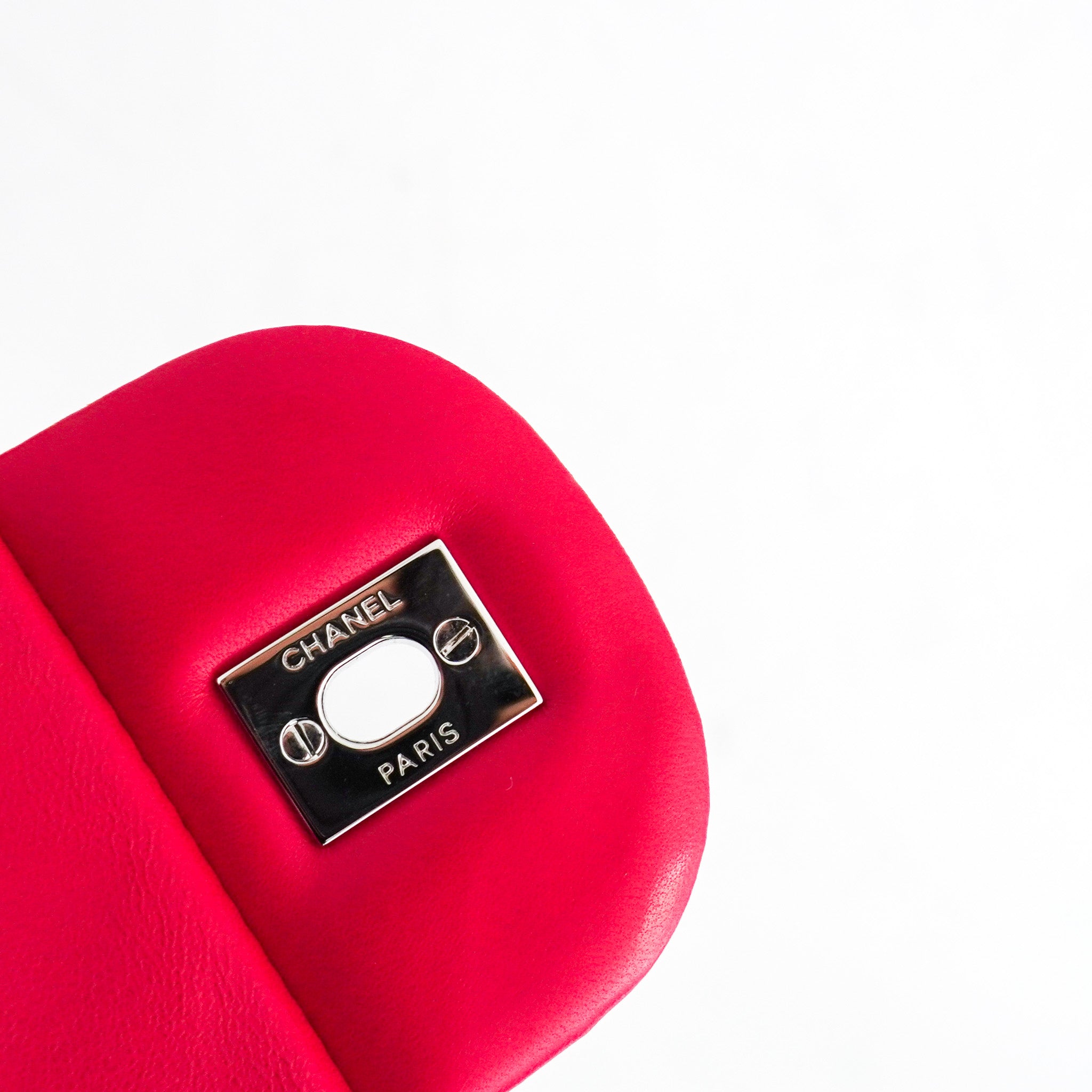 Chanel Chevron Fuchsia Quilted Jumbo Single Flap Bag RRP £5000 | Authentic Preloved - Reloved Again