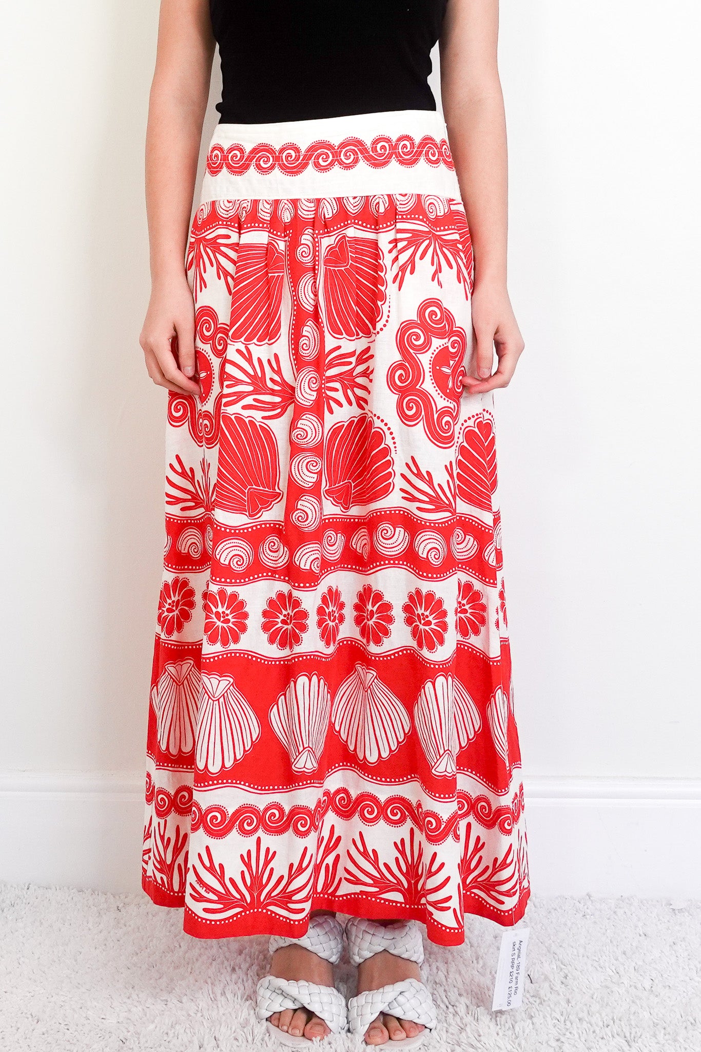 maxi floral skirt RRP £300