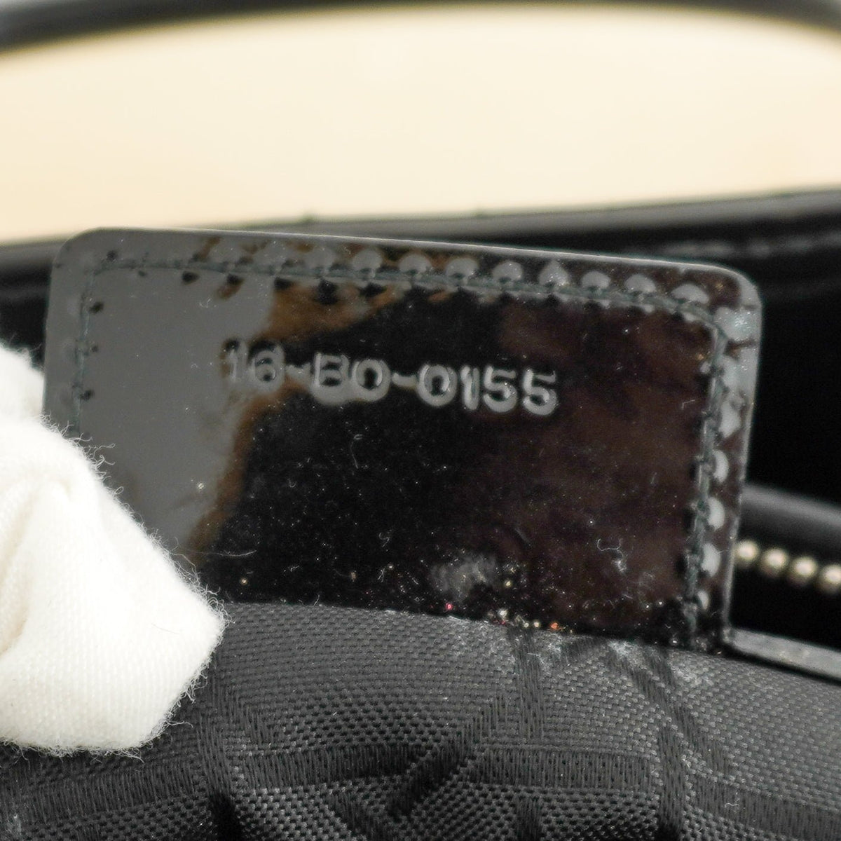 Dior Lady Dior Small Black Patent Leather Bag with Silver Hardware (RP £4,200) | Authentic Preloved - Reloved Again