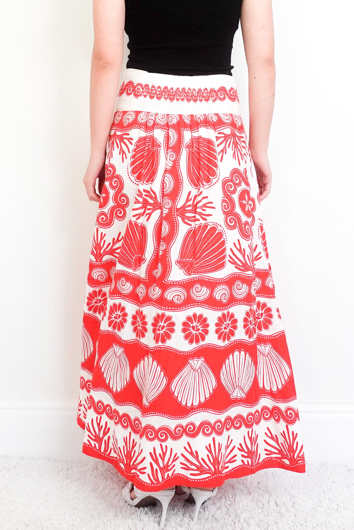 maxi floral skirt RRP £300