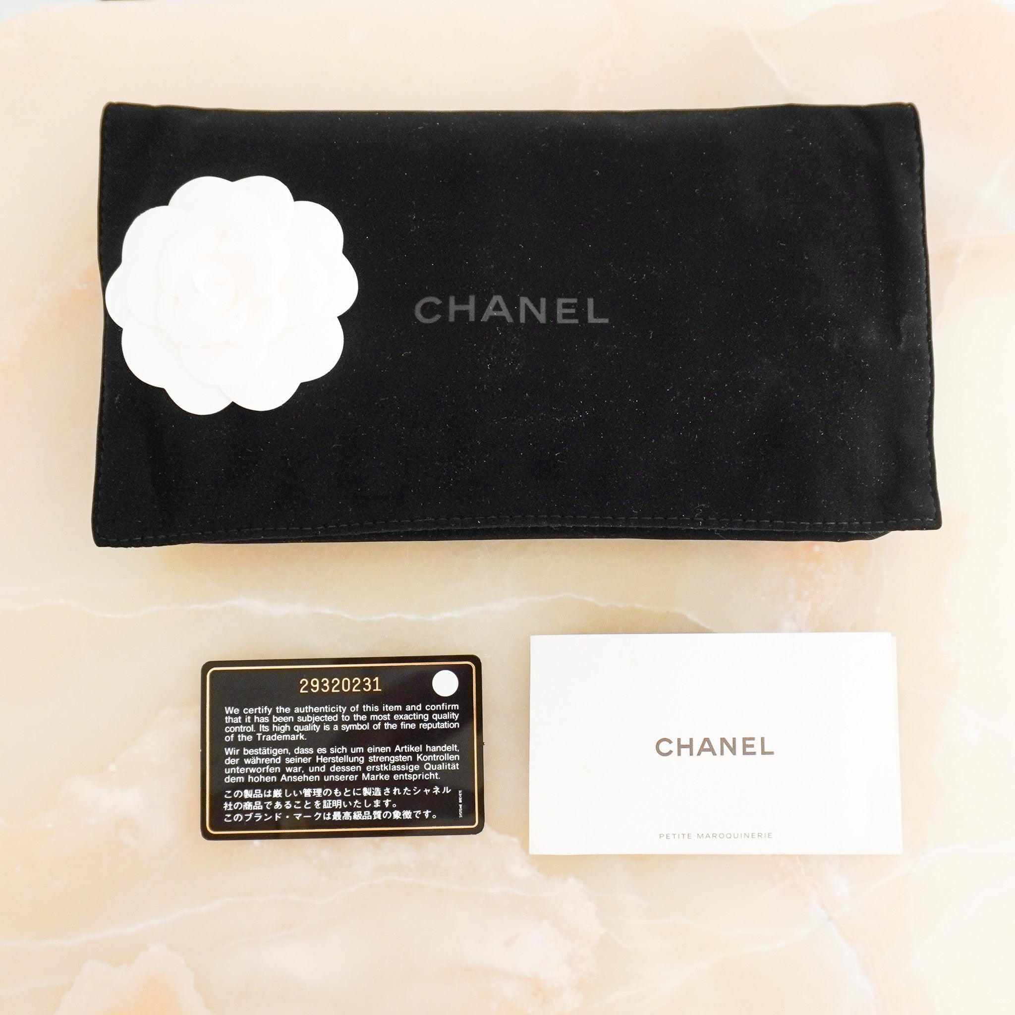 Chanel Chic Pearl Wallet on Chain with Black Lambskin Leather | Authentic Preloved