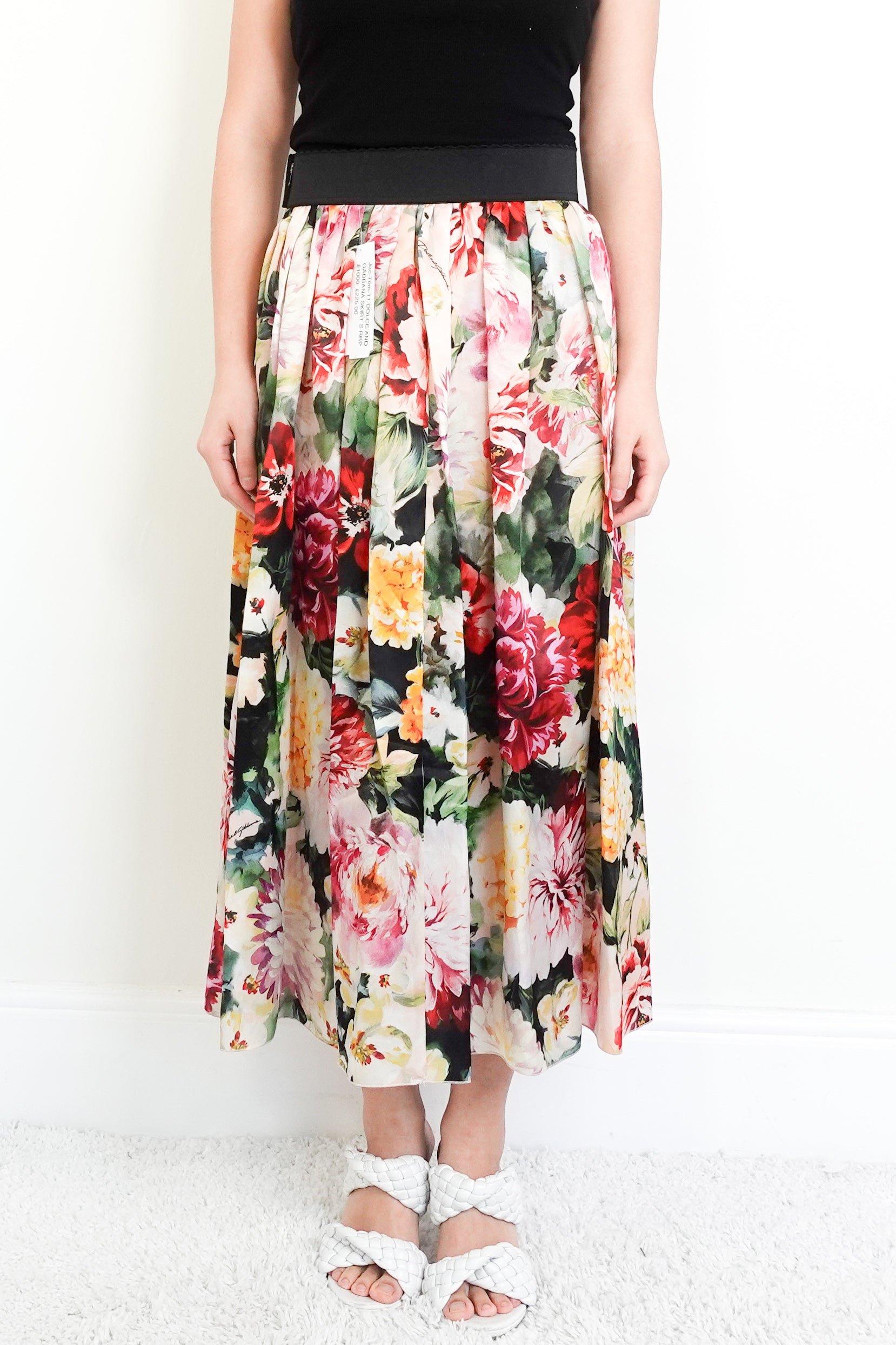 midi floral skirt RRP £1000