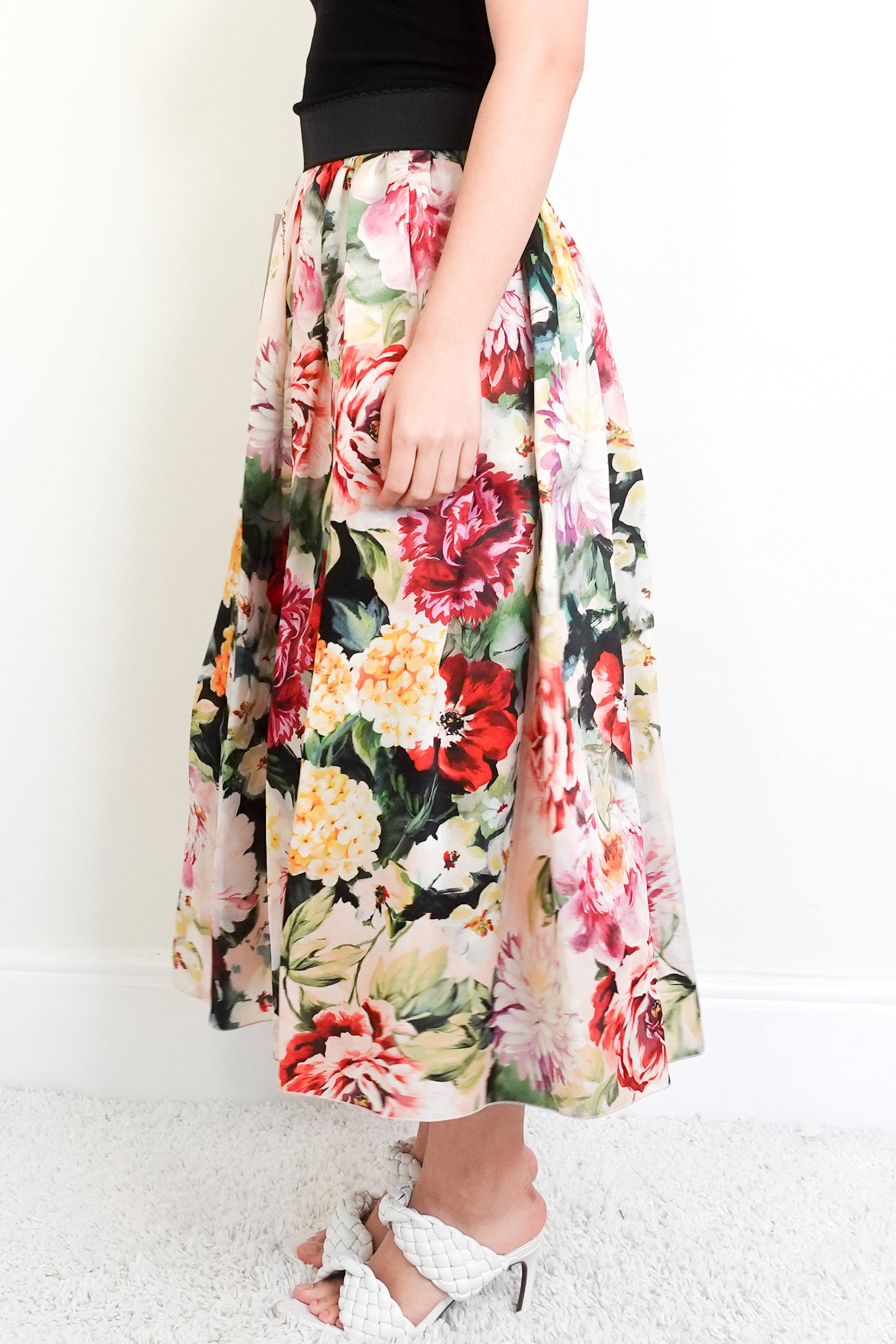 midi floral skirt RRP £1000