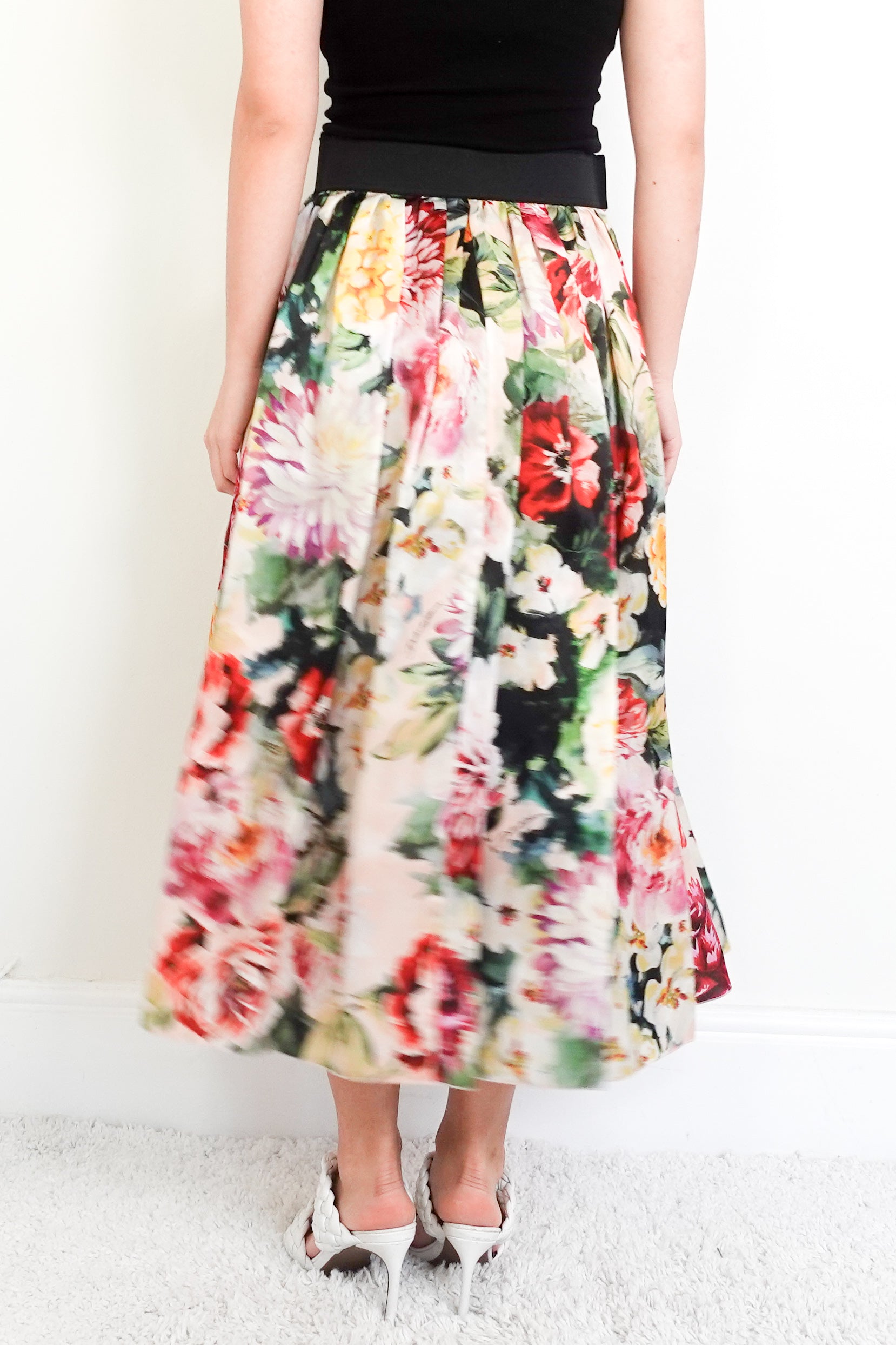 midi floral skirt RRP £1000