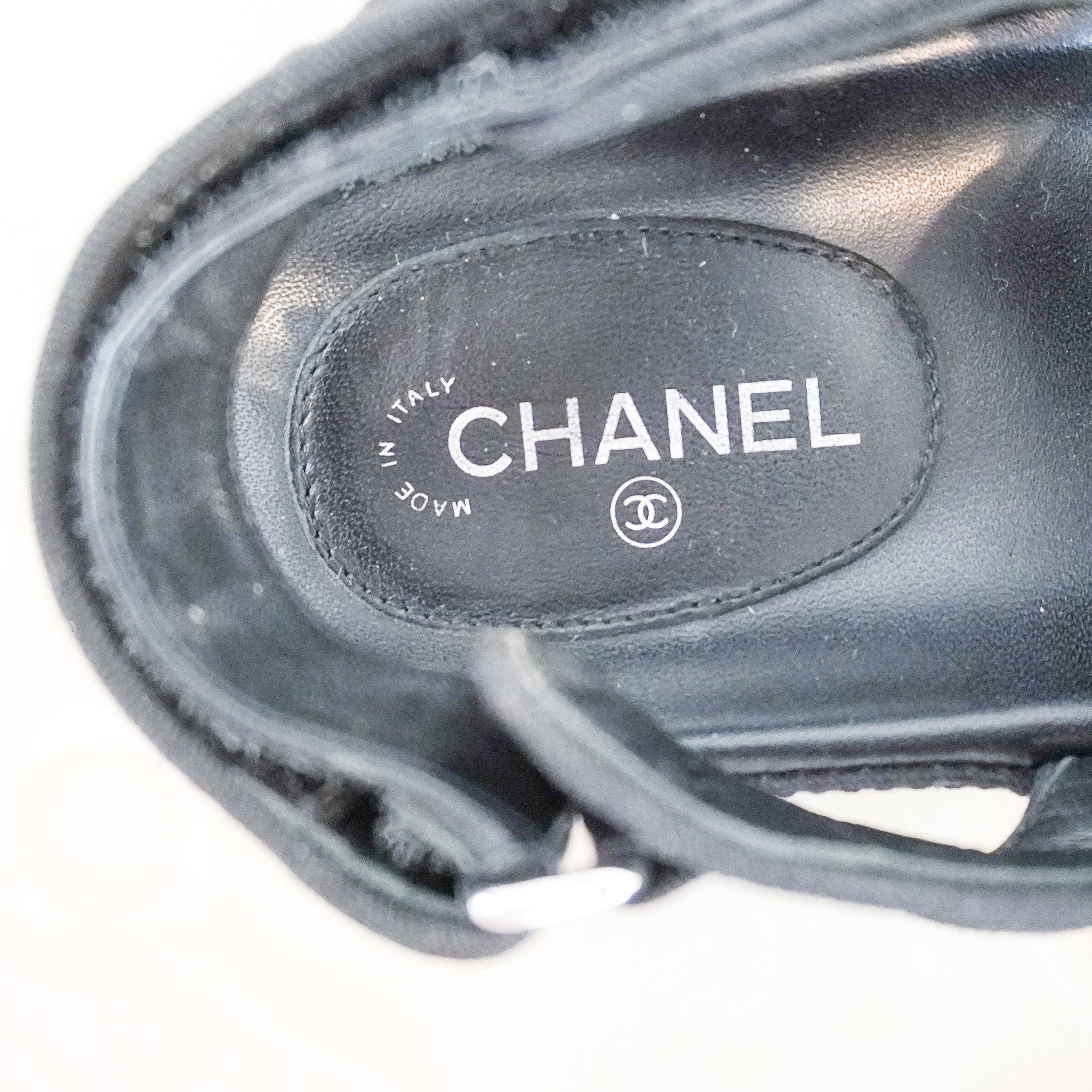 Chanel Black Quilted Dad Sandals RRP £1100  | Authentic Preloved