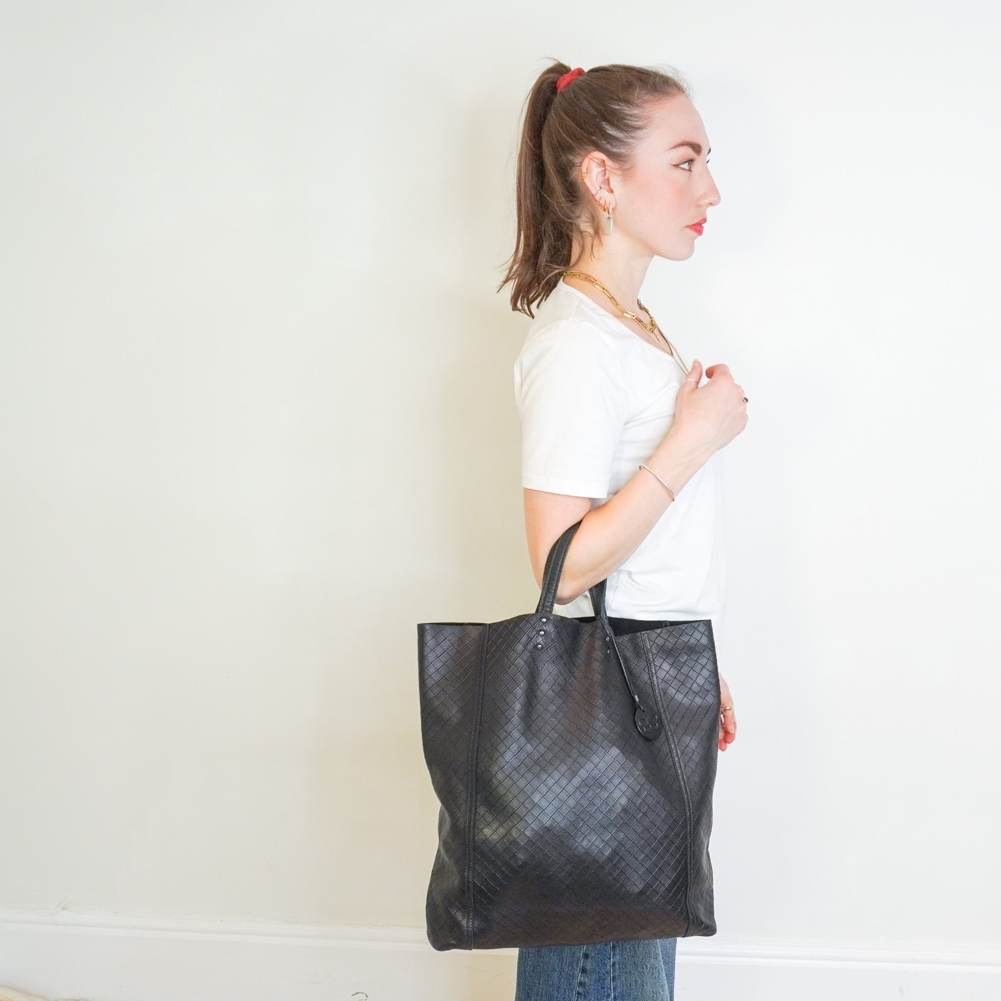 Bottega Veneta Leather Tote (RRP £2,500) | Authentic Preloved