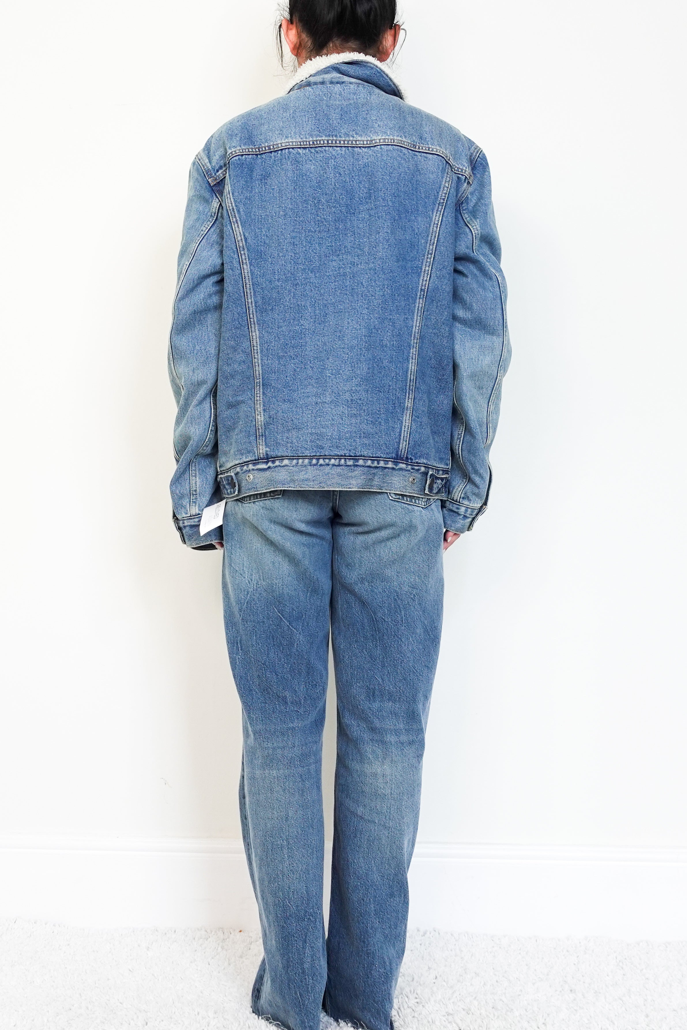 Sherpa Lined Denim jacket RRP £120