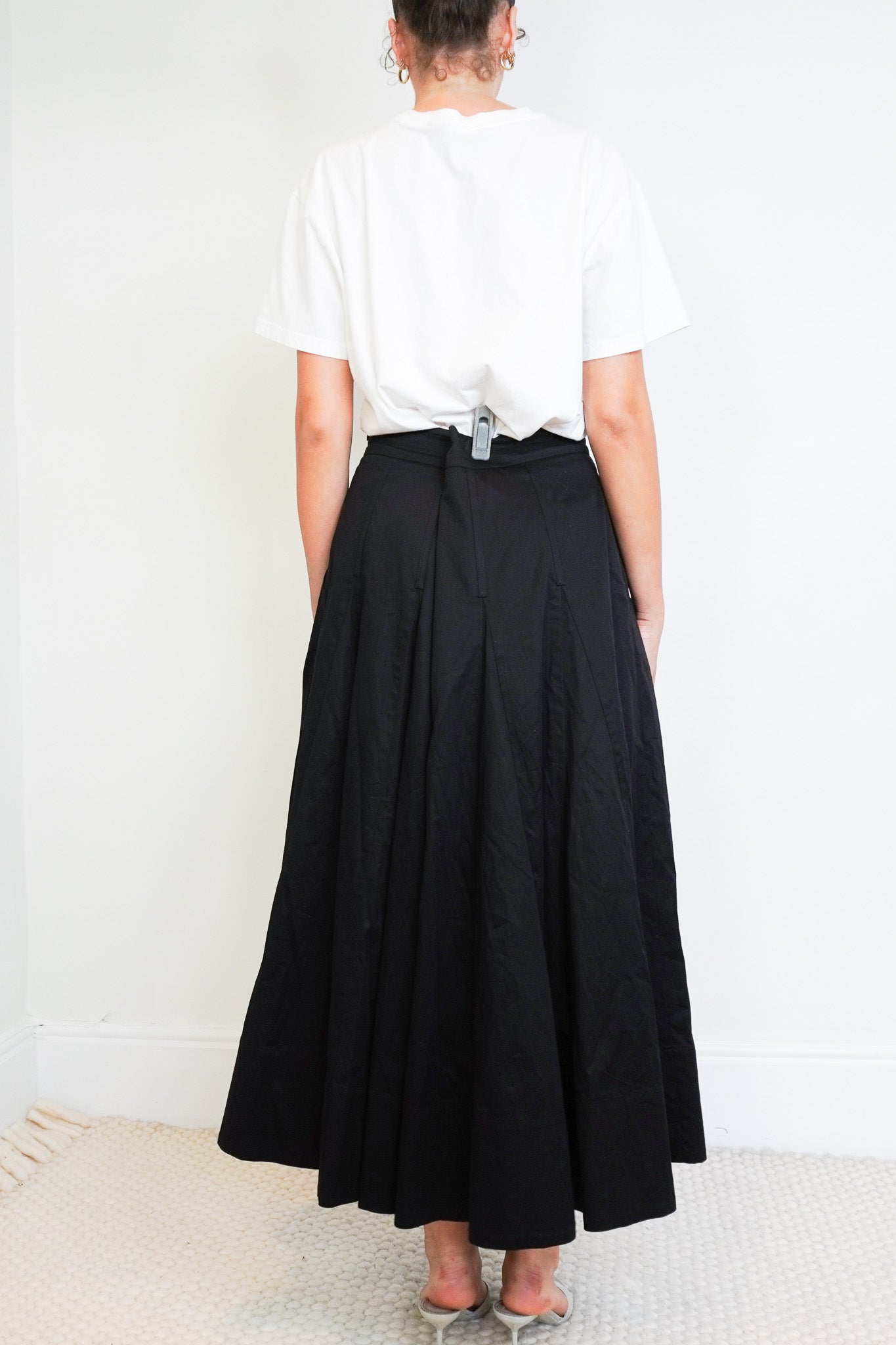 Me + Em Black Midi Skirt (RRP £225) | Authentic Preloved