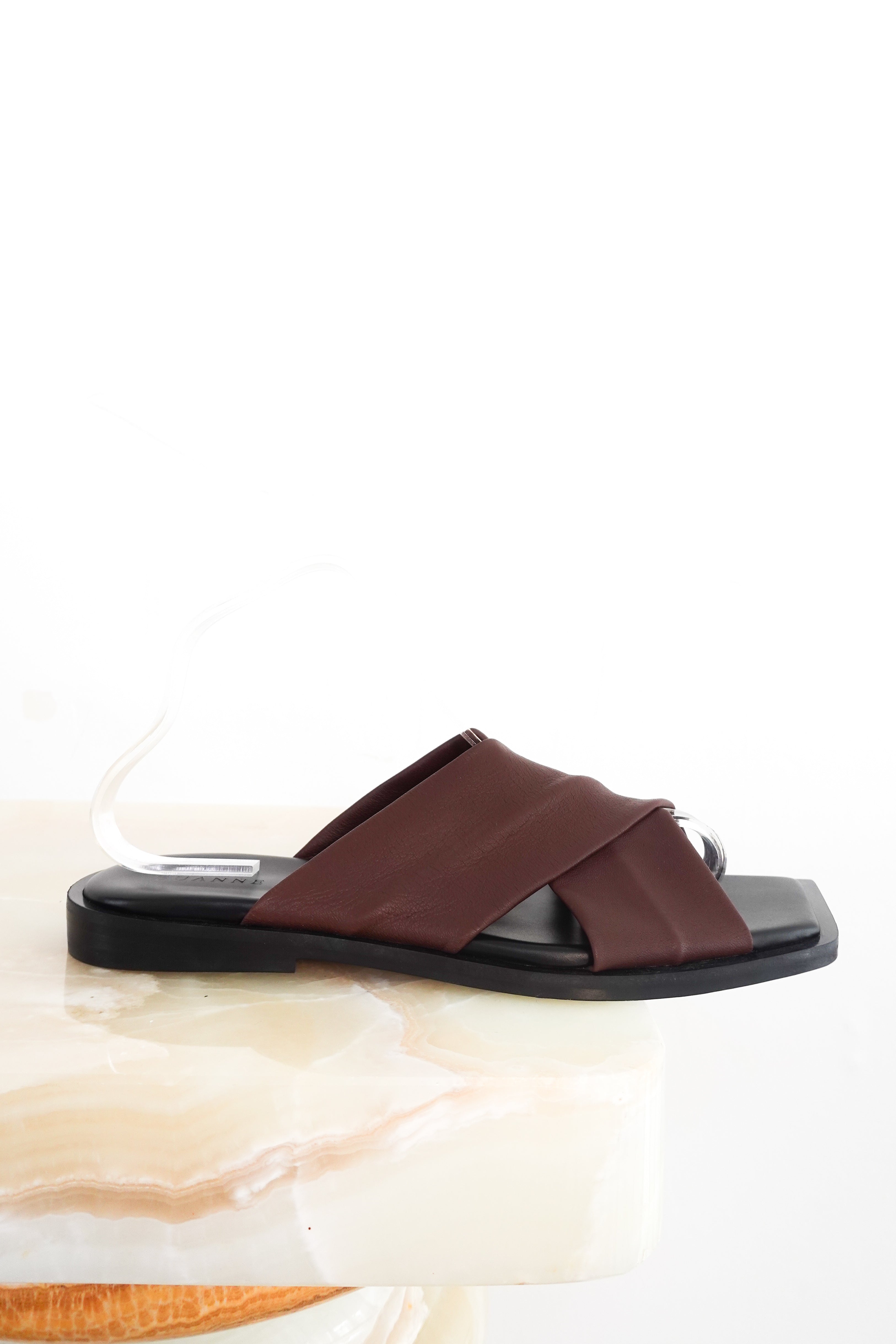 Brown leather sandals RRP £330