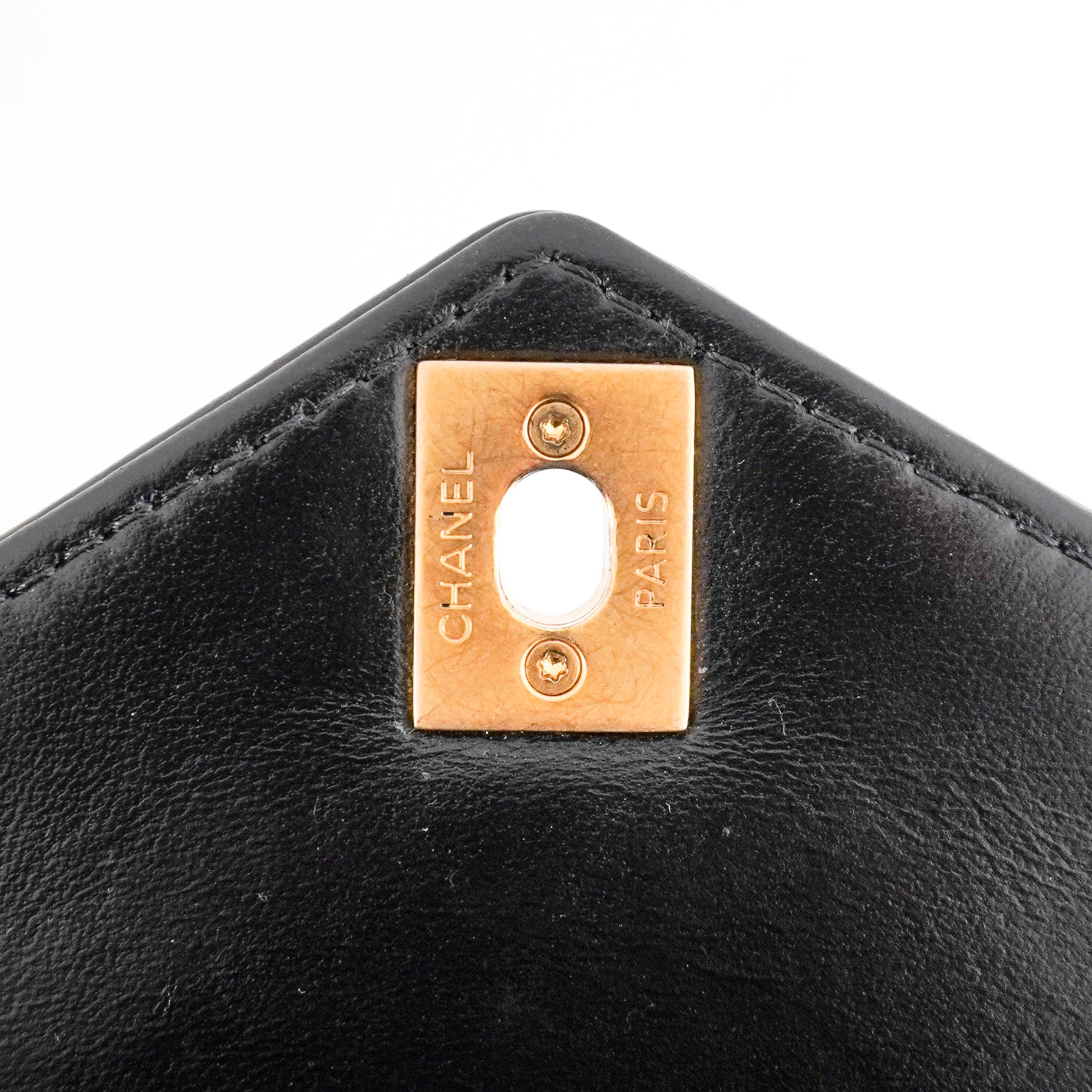 Chanel Chevron Flap Bag Black Lambskin Gold Hardware | Authentic Preloved
