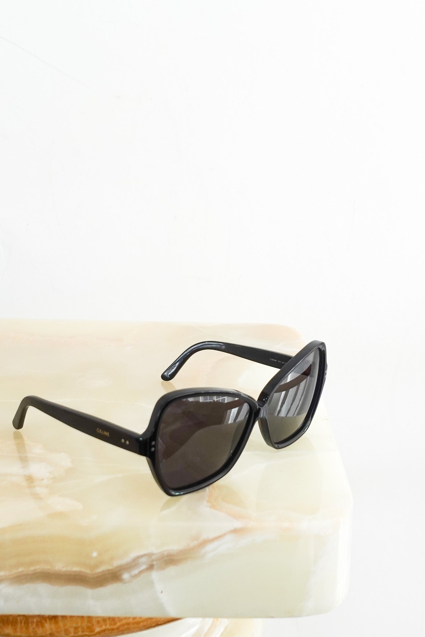 Oversized black sunglasses RRP £450