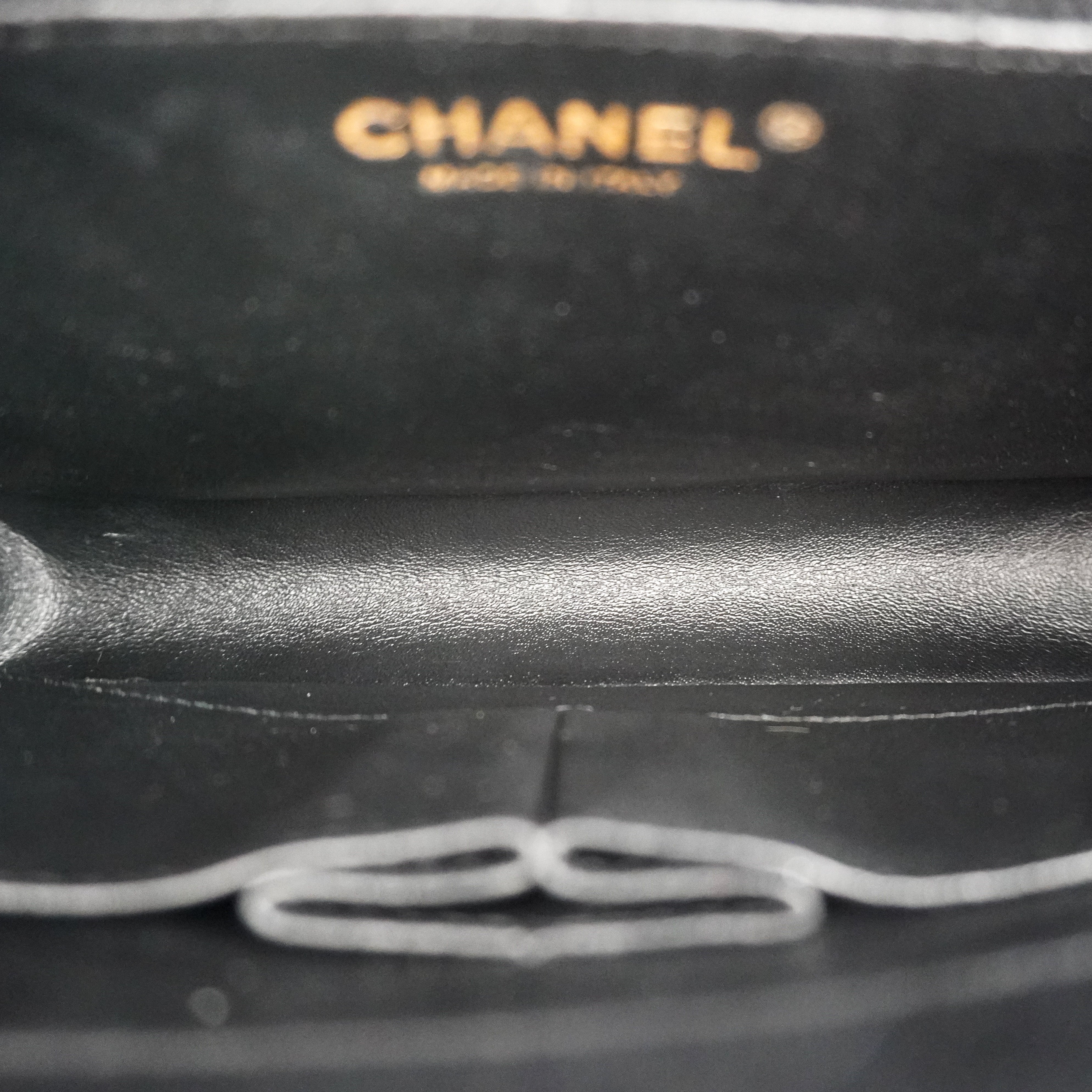 Chanel Chevron Flap Bag Black Lambskin Gold Hardware | Authentic Preloved