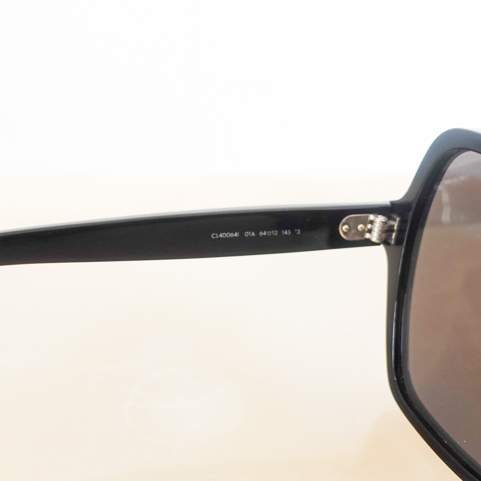 Oversized black sunglasses RRP £450