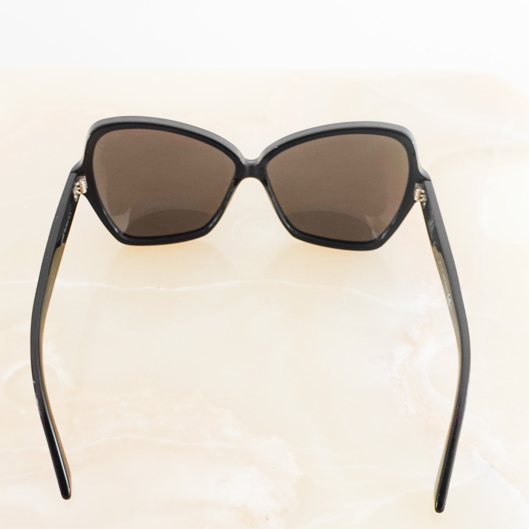 Oversized black sunglasses RRP £450