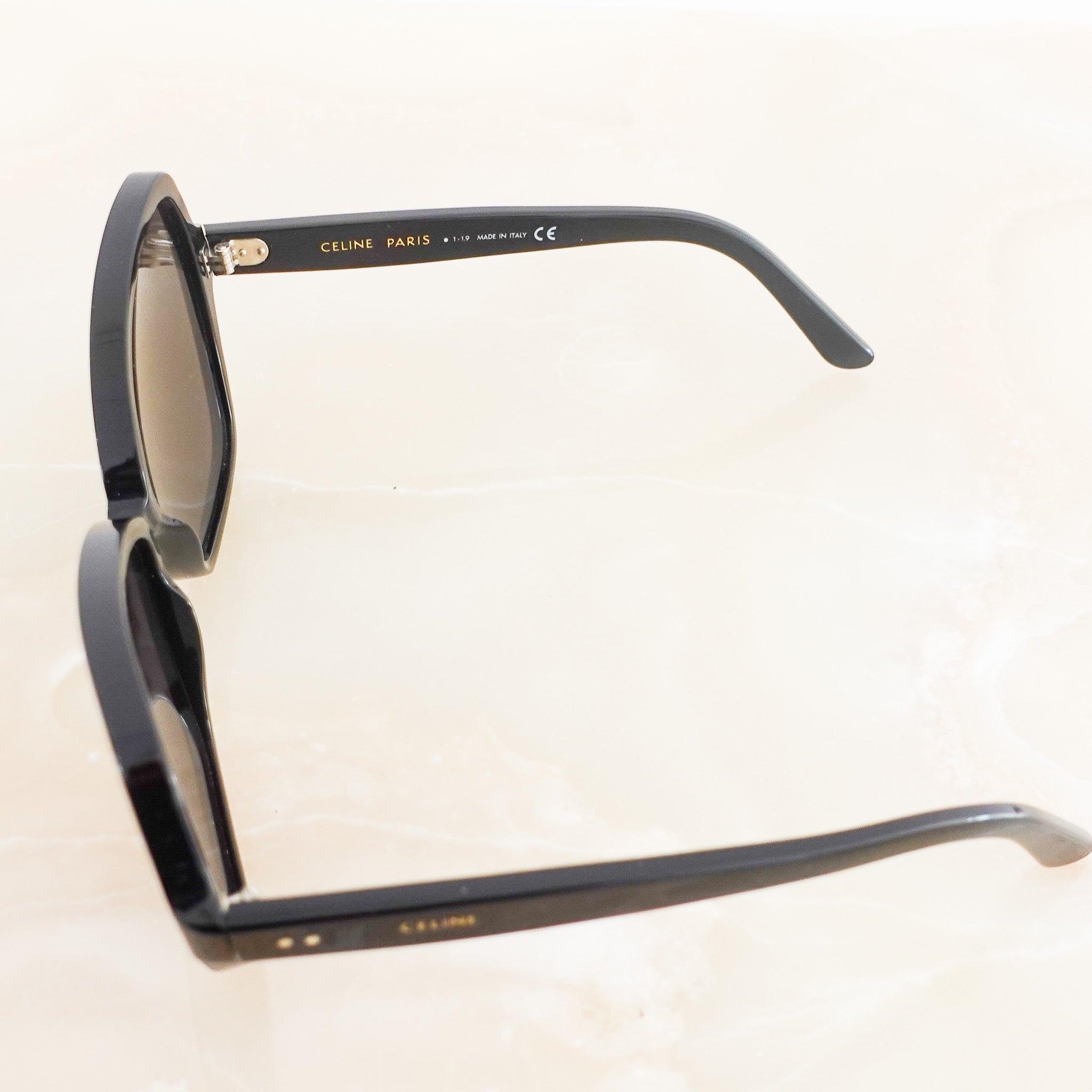 Oversized black sunglasses RRP £450