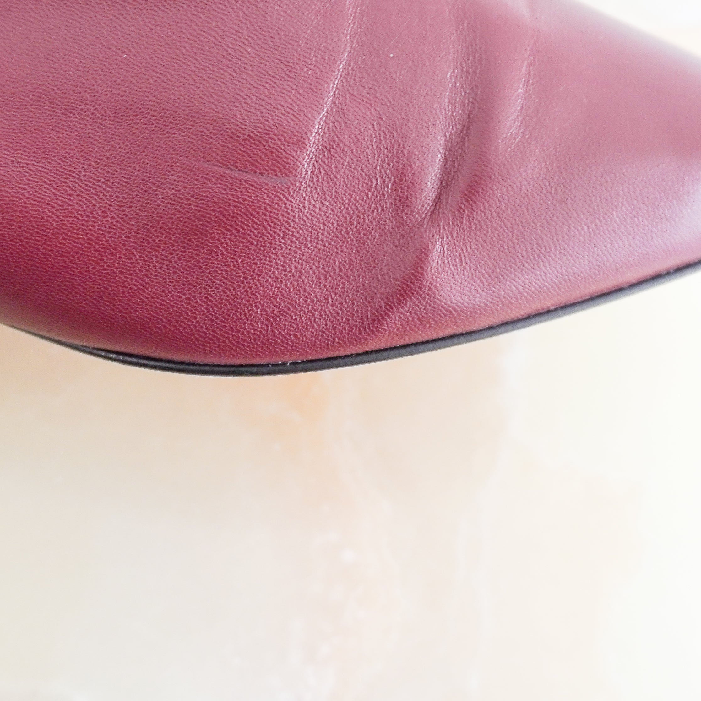 Aeyde Burgundy Betty Ballet Flats (RRP £280) | Authentic Preloved