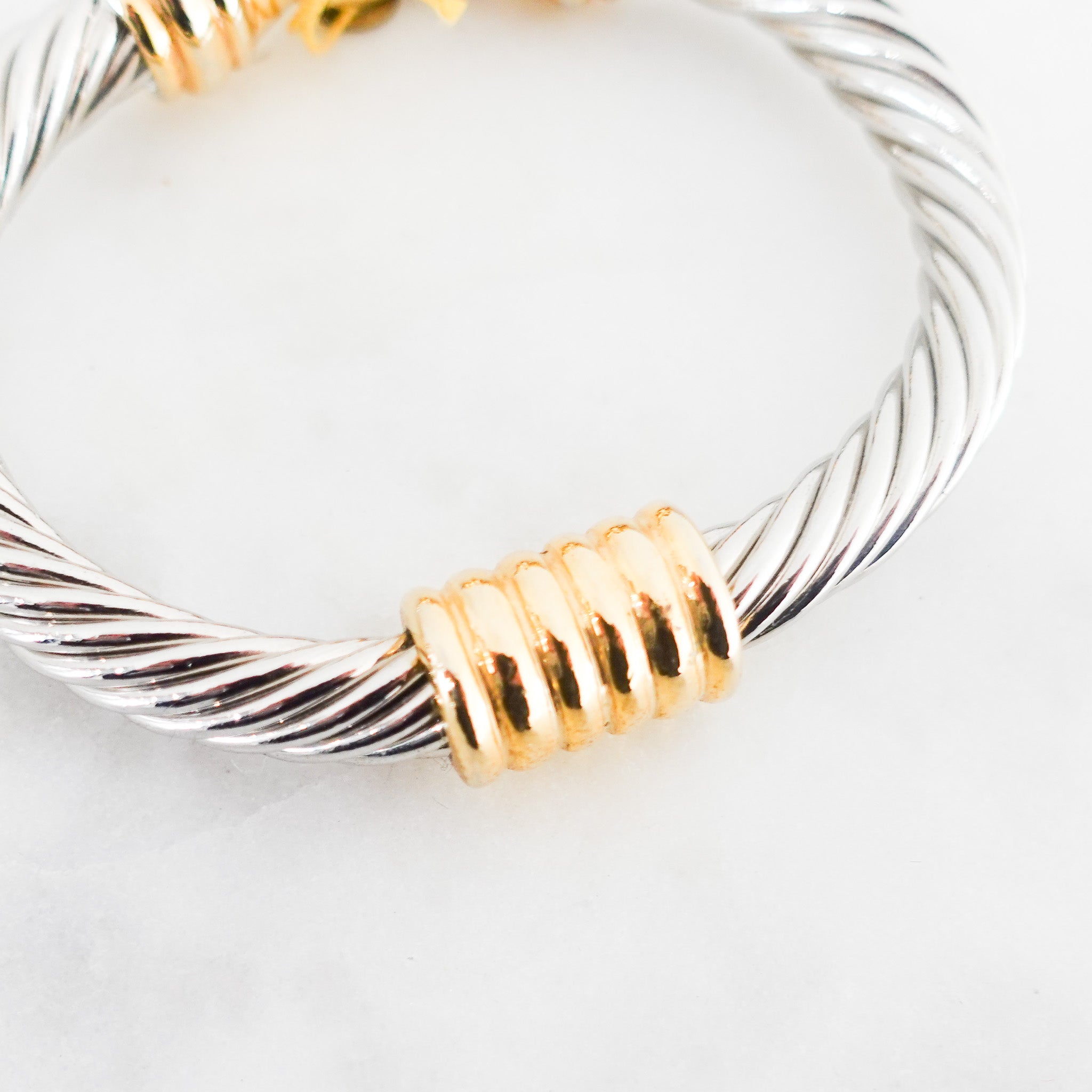 NEW rhodium and gold plated bracelet