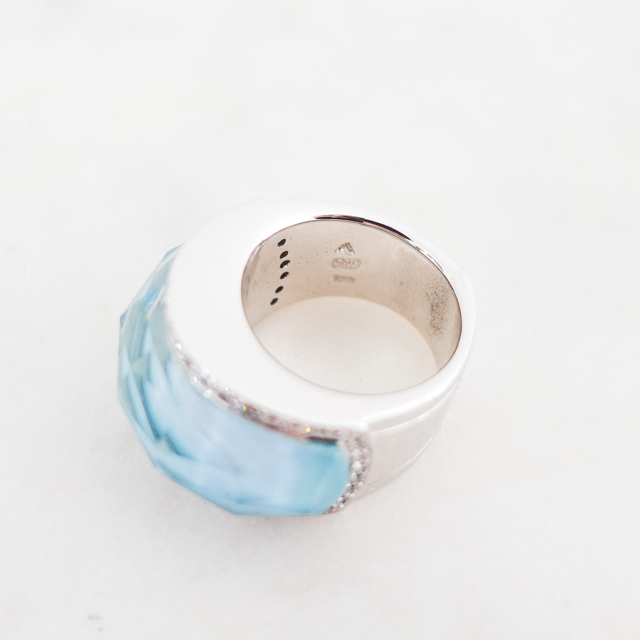 No Regrets Classic Crystal Haze Ring