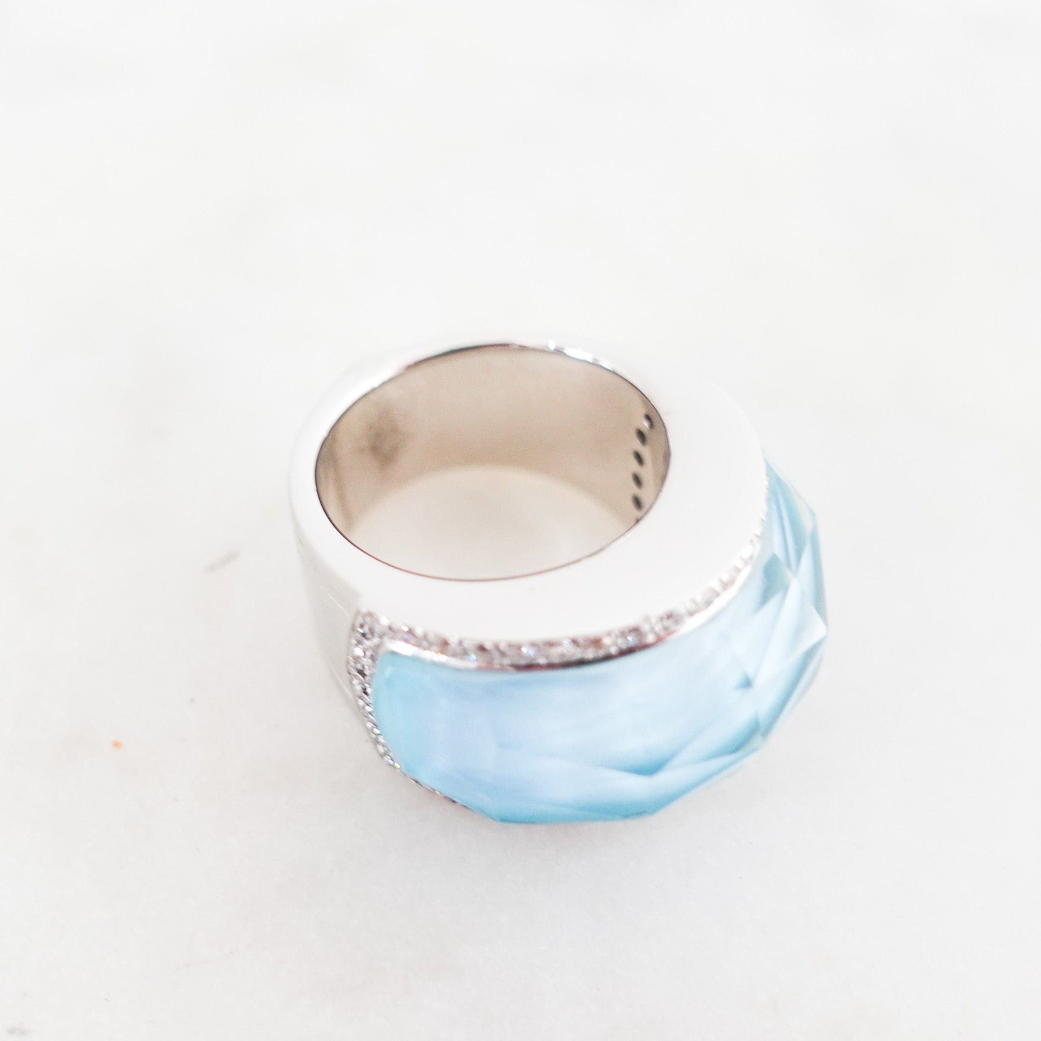 No Regrets Classic Crystal Haze Ring