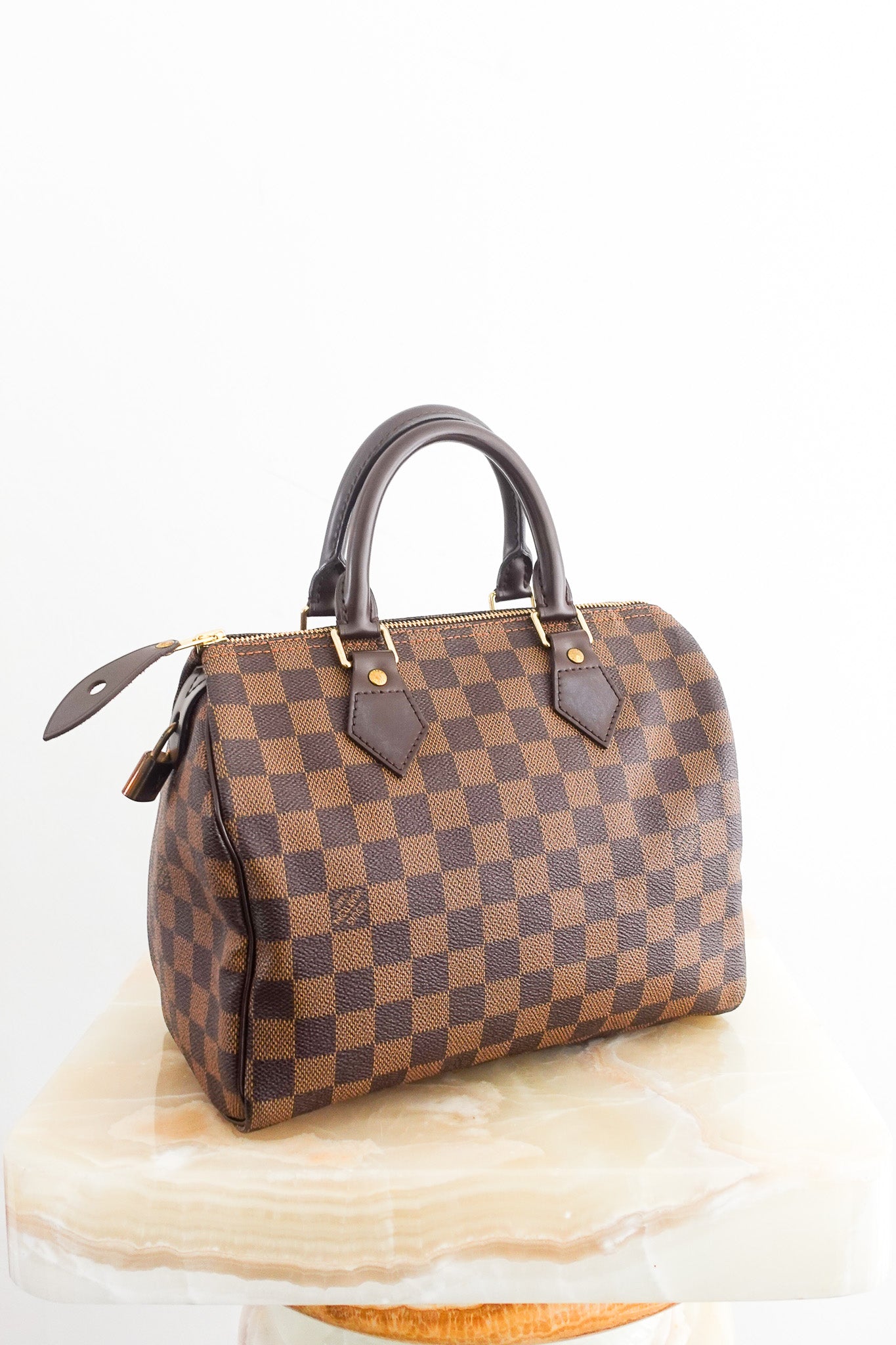 Speedy 25 monogram canvas bag RRP £1.2k