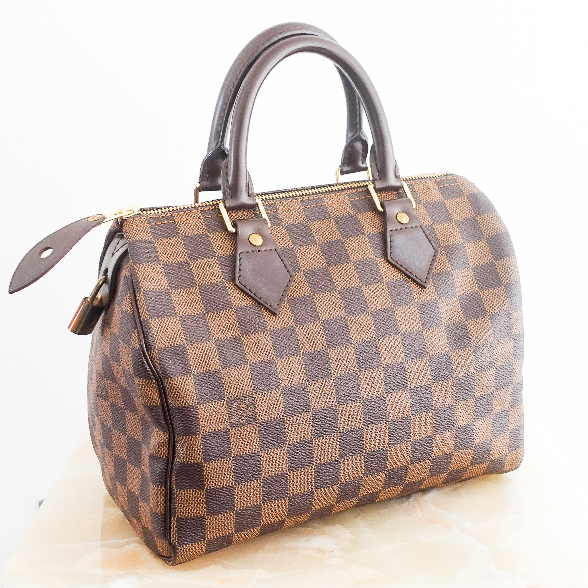 Speedy 25 monogram canvas bag RRP £1.2k