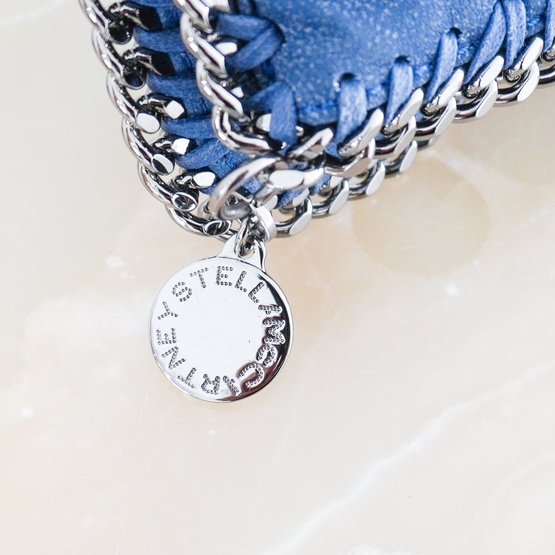 Stella McCartney Blue Falabella Clutch Bag (RRP £540) | Authentic Preloved
