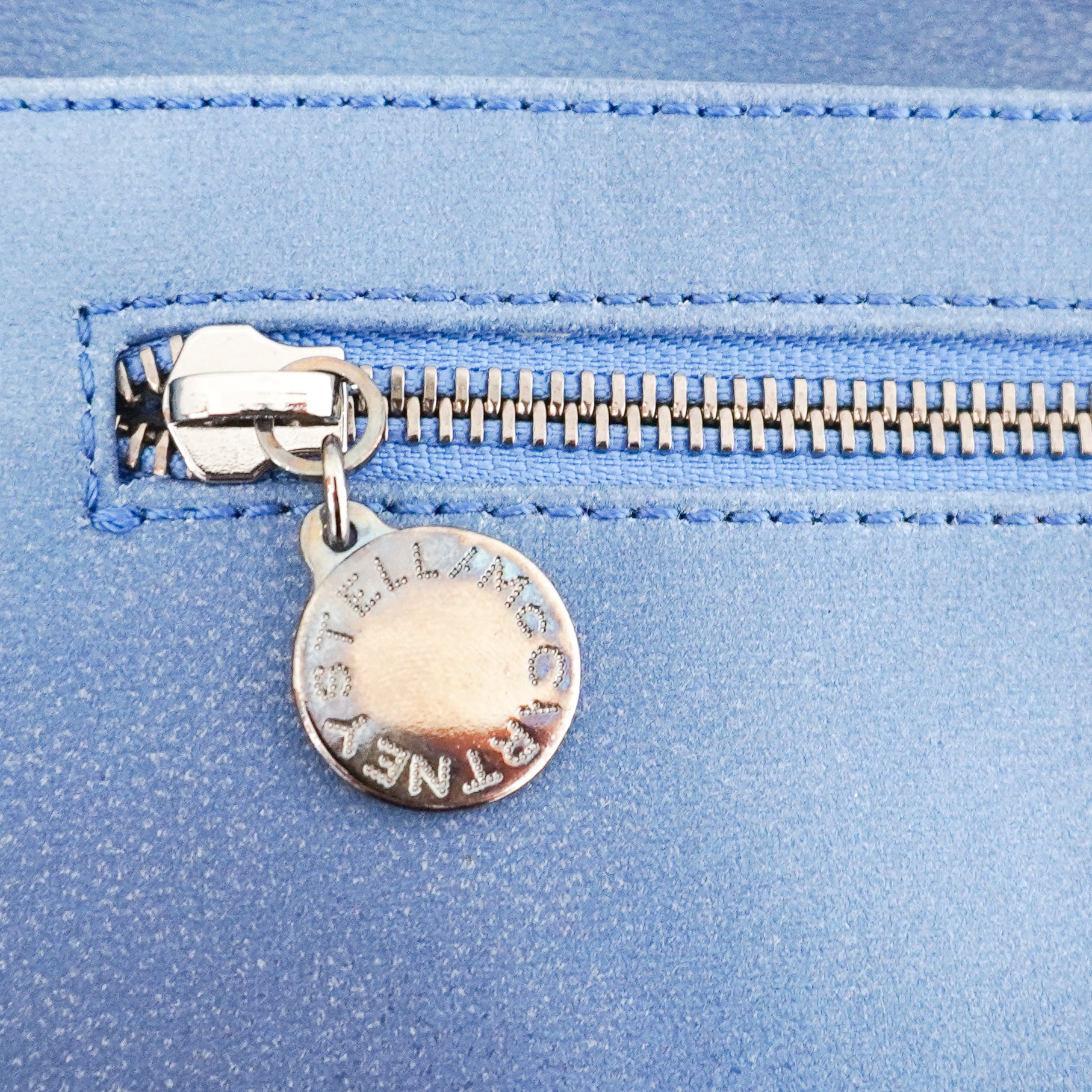 Stella McCartney Blue Falabella Clutch Bag (RRP £540) | Authentic Preloved