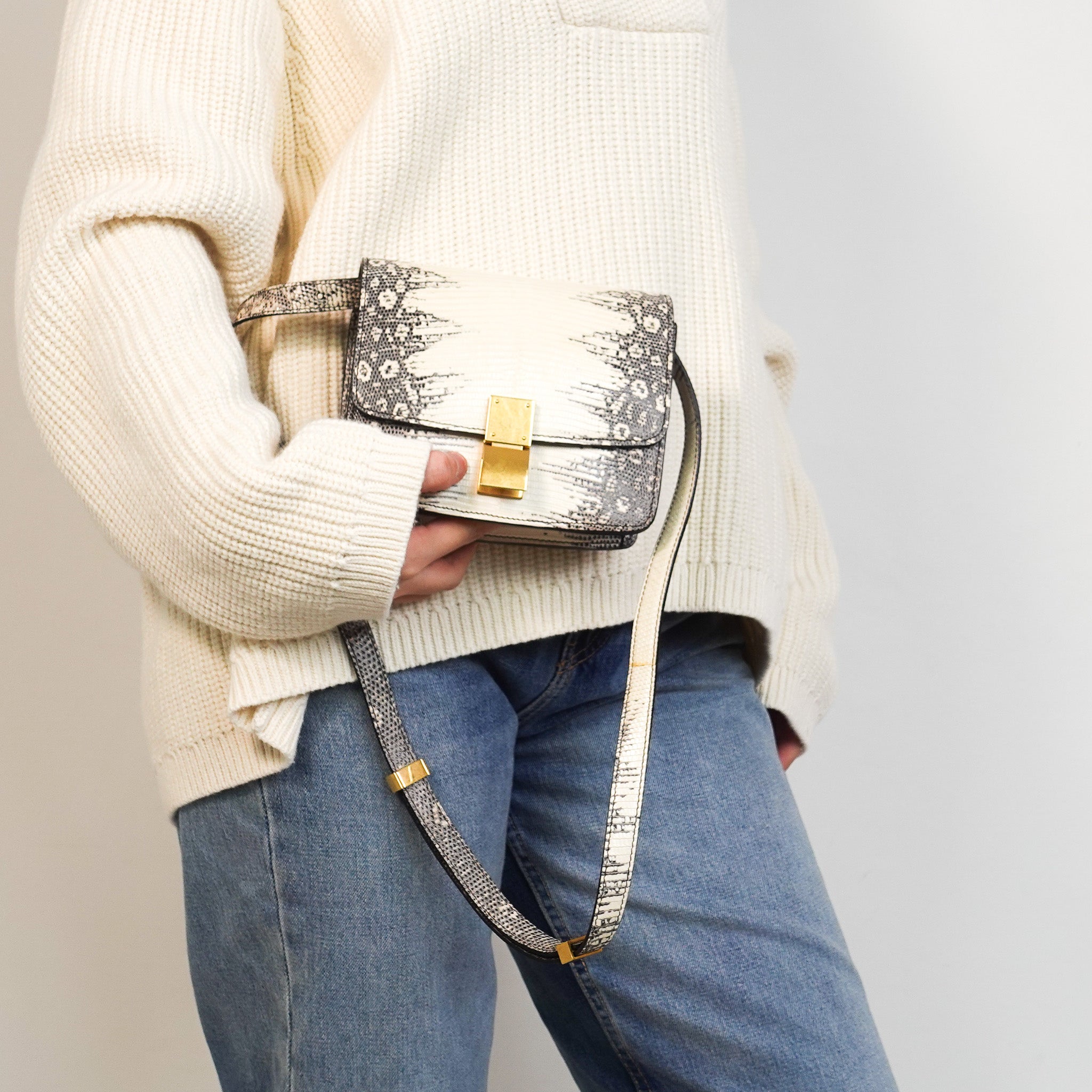 Celine Classic Lizard Bag | Authentic Preloved - Reloved Again