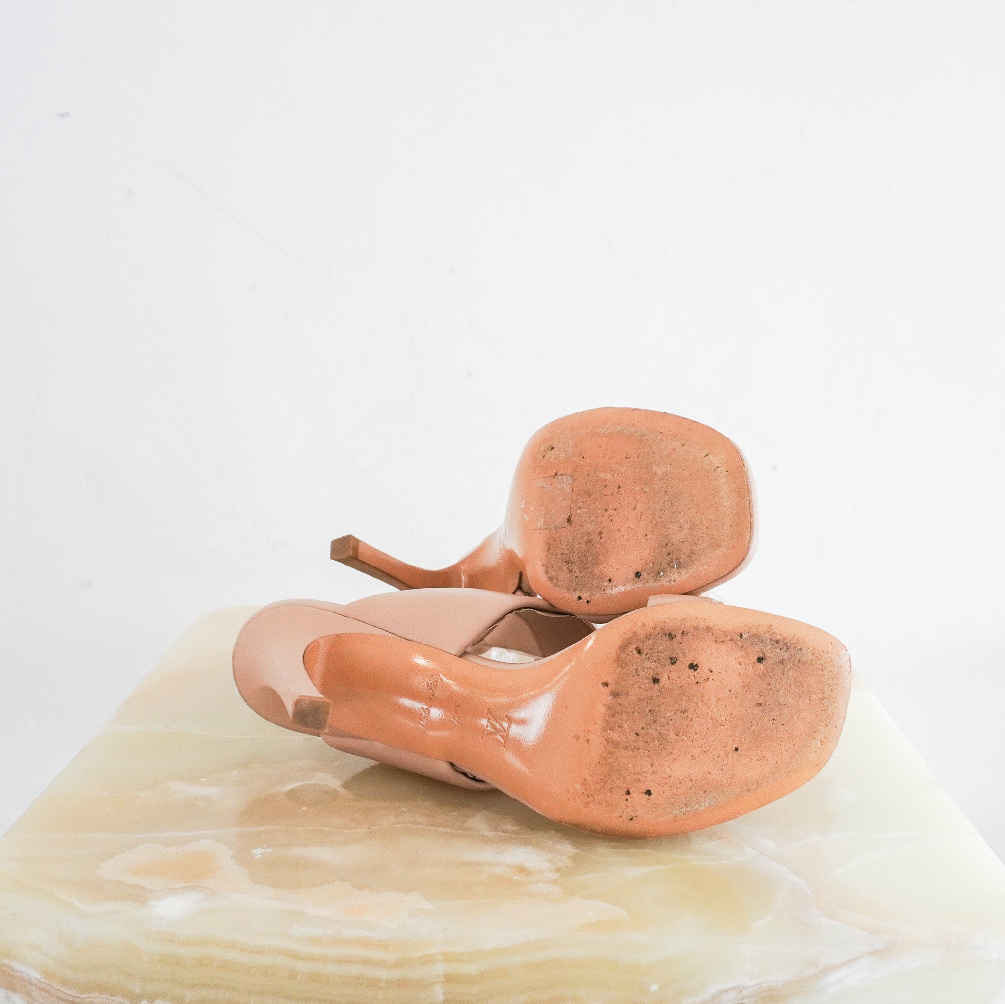 Louis Vuitton Drapy Mules in Beige | Authentic Preloved