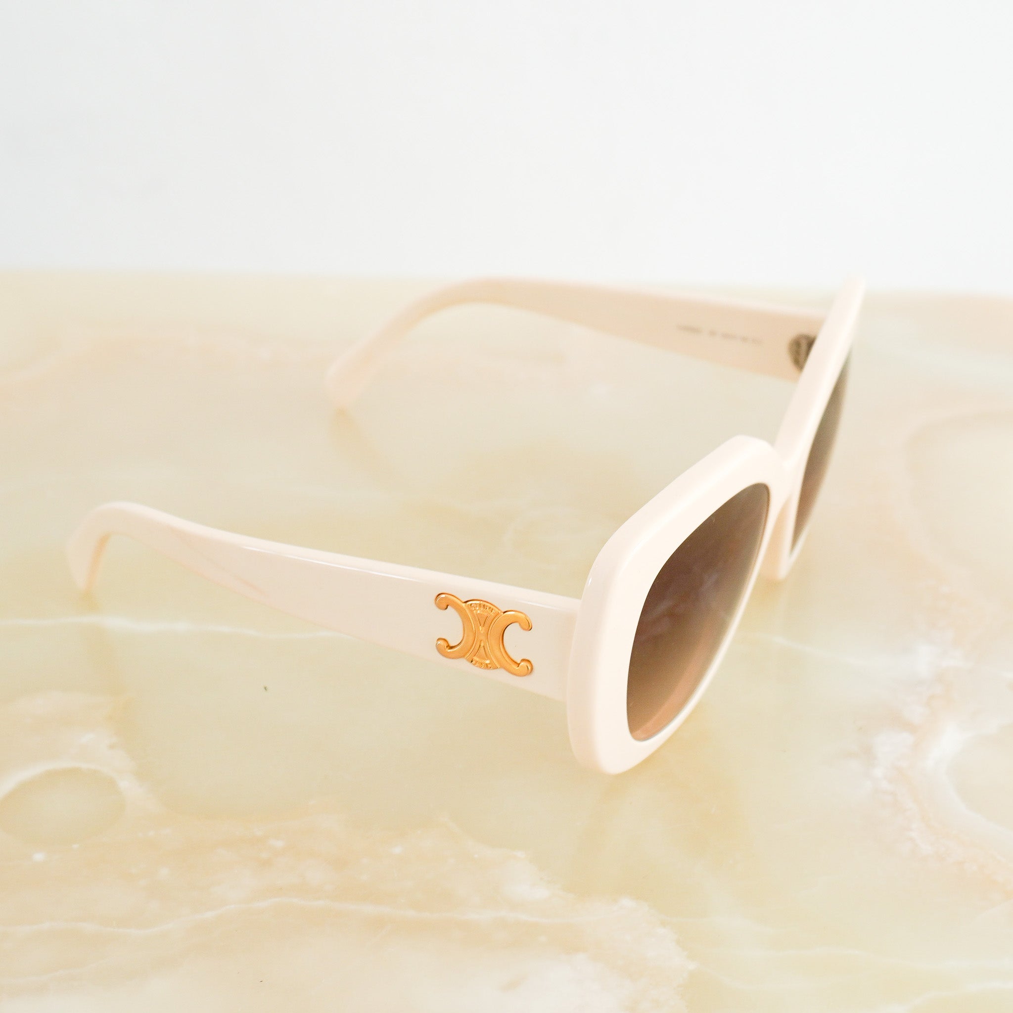 Celine Triomphe Butterfly Sunglasses in Ivory (RRP £410) | Authentic Preloved FINAL SALE - Reloved Again